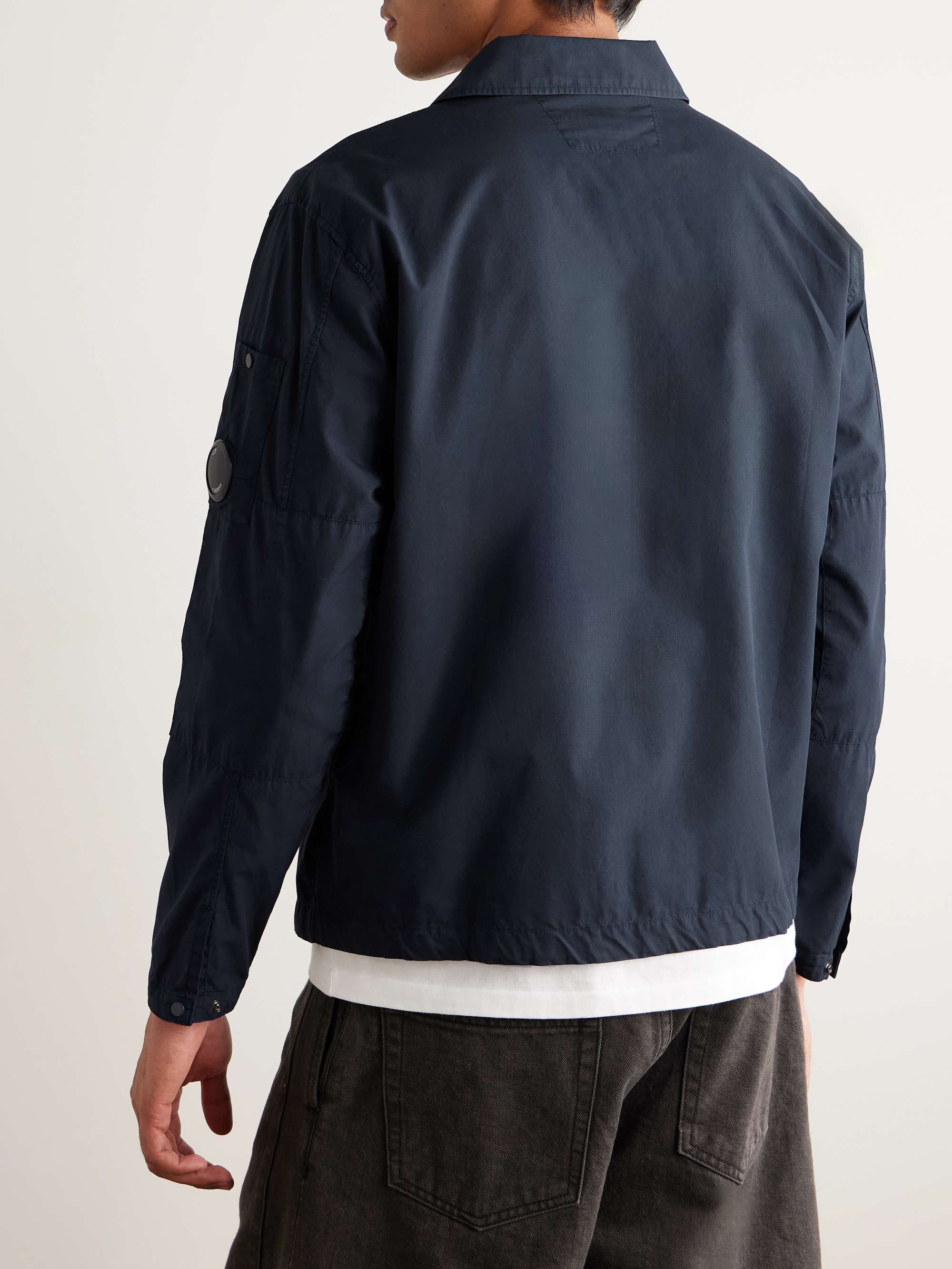 Logo-Appliquéd Cotton-Ripstop Overshirt view