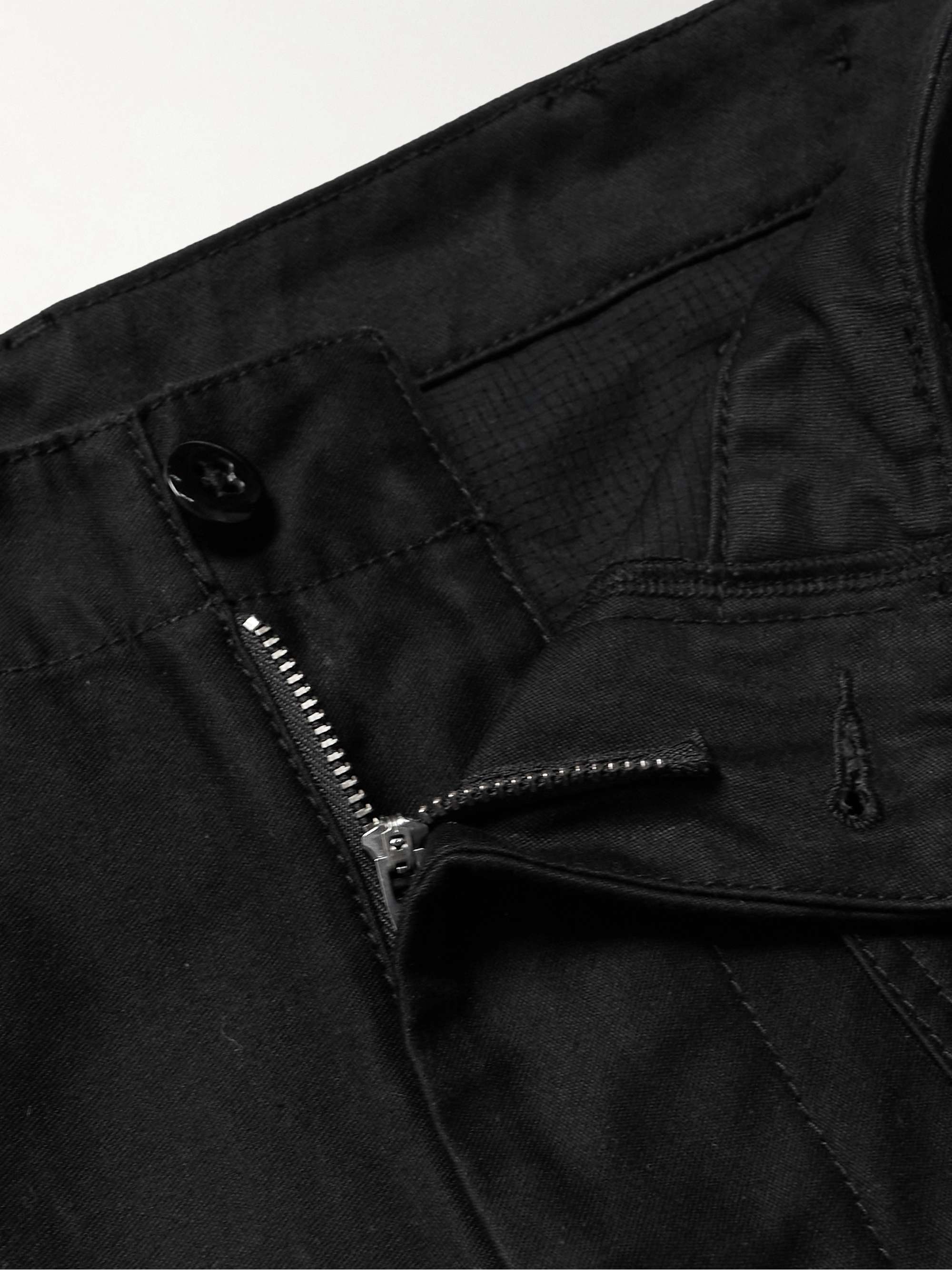 Wide-Leg Cotton Trousers view