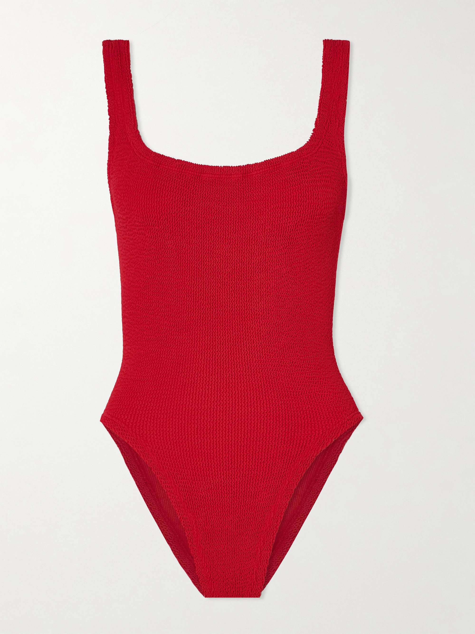 Square Neck seersucker swimsuit view