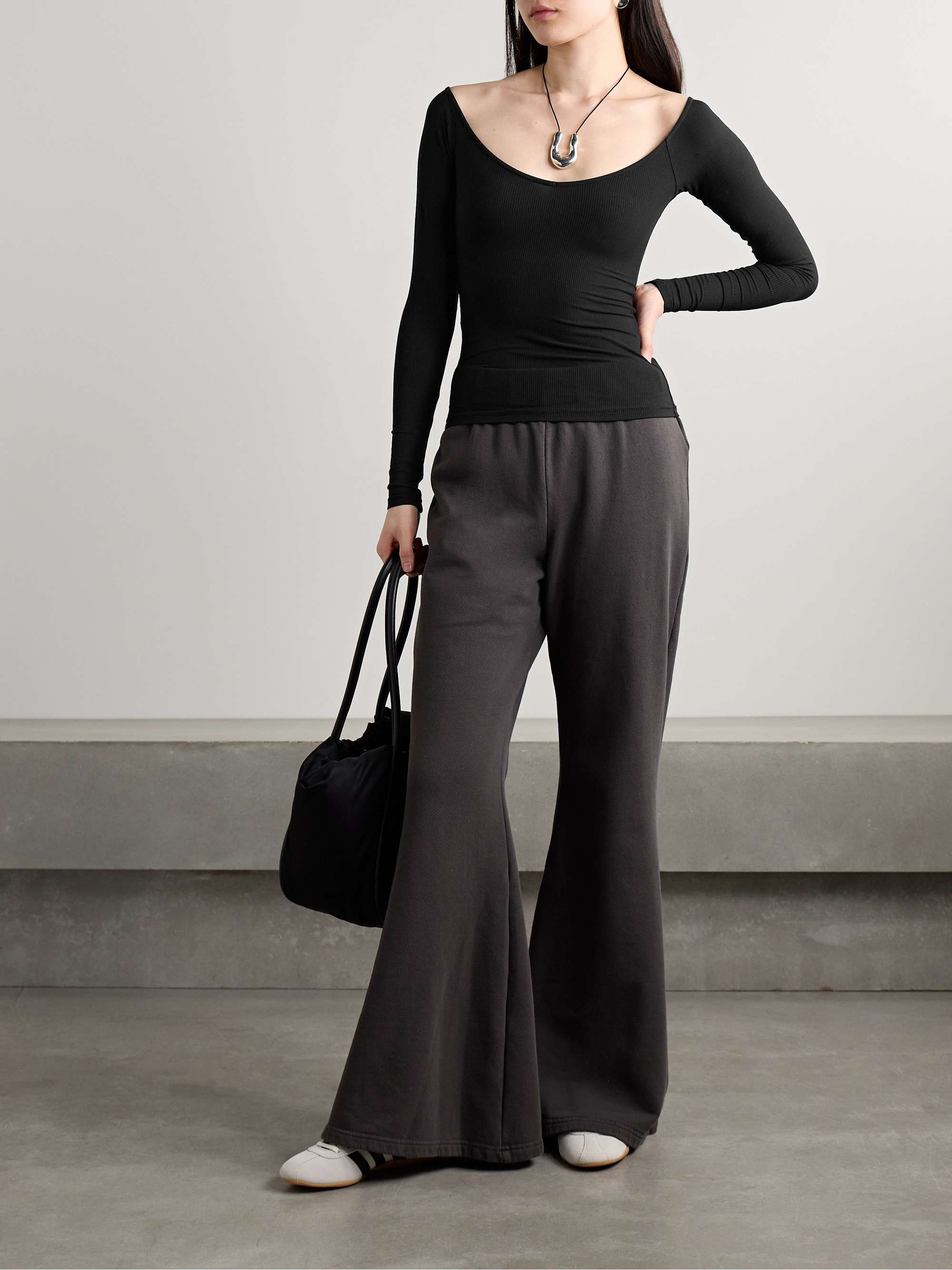 Soft Lounge Off The Shoulder Top view