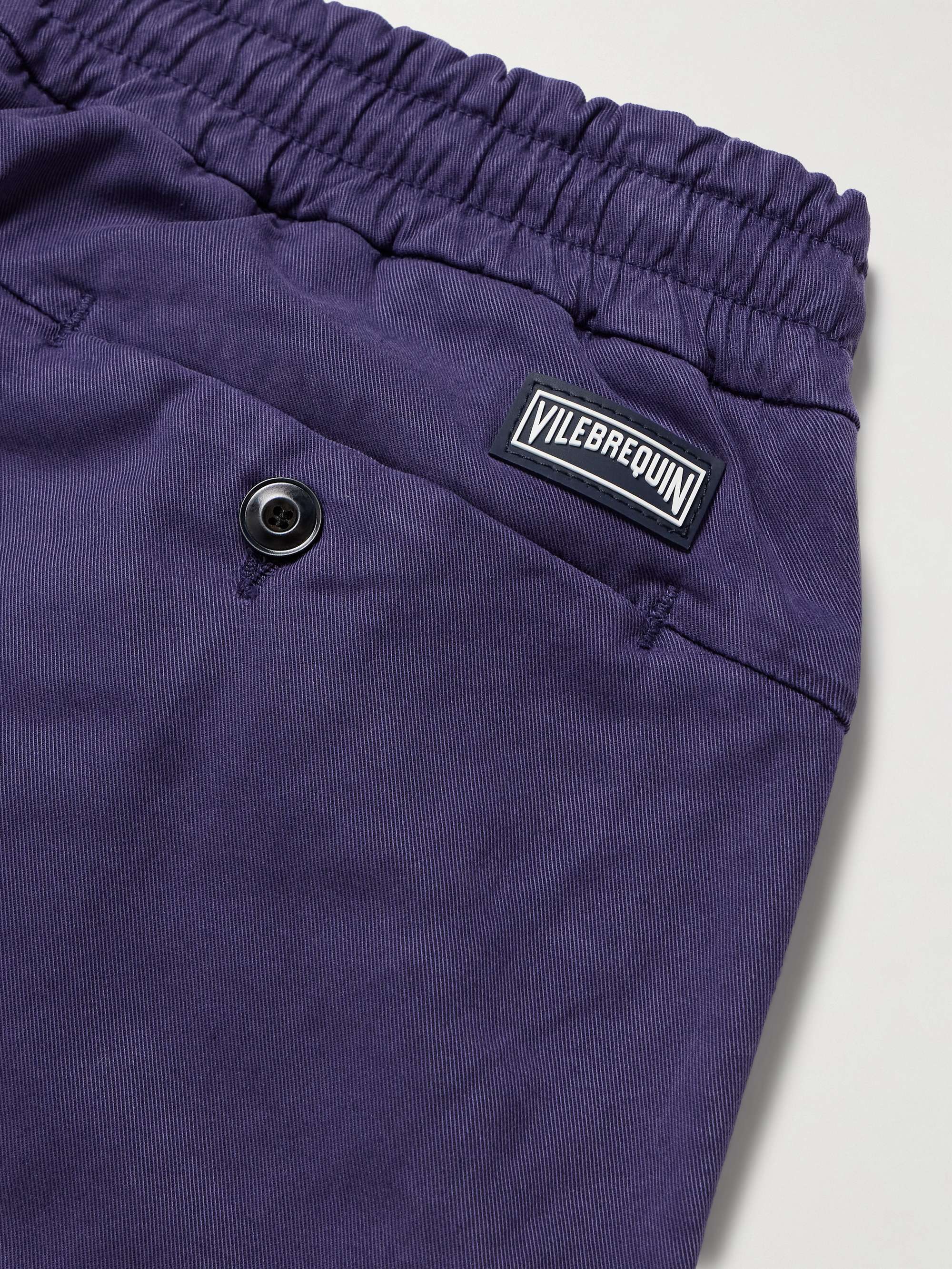 Clemence Slim-Fit Straight-Leg TENCEL™ Lyocell-Blend Drawstring Trousers view