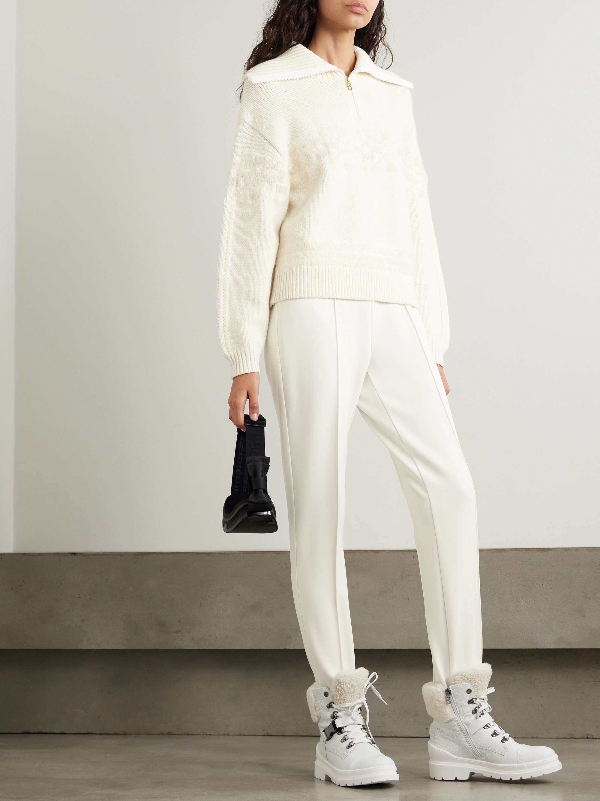 Elaine tech-twill tapered stirrup ski pants view