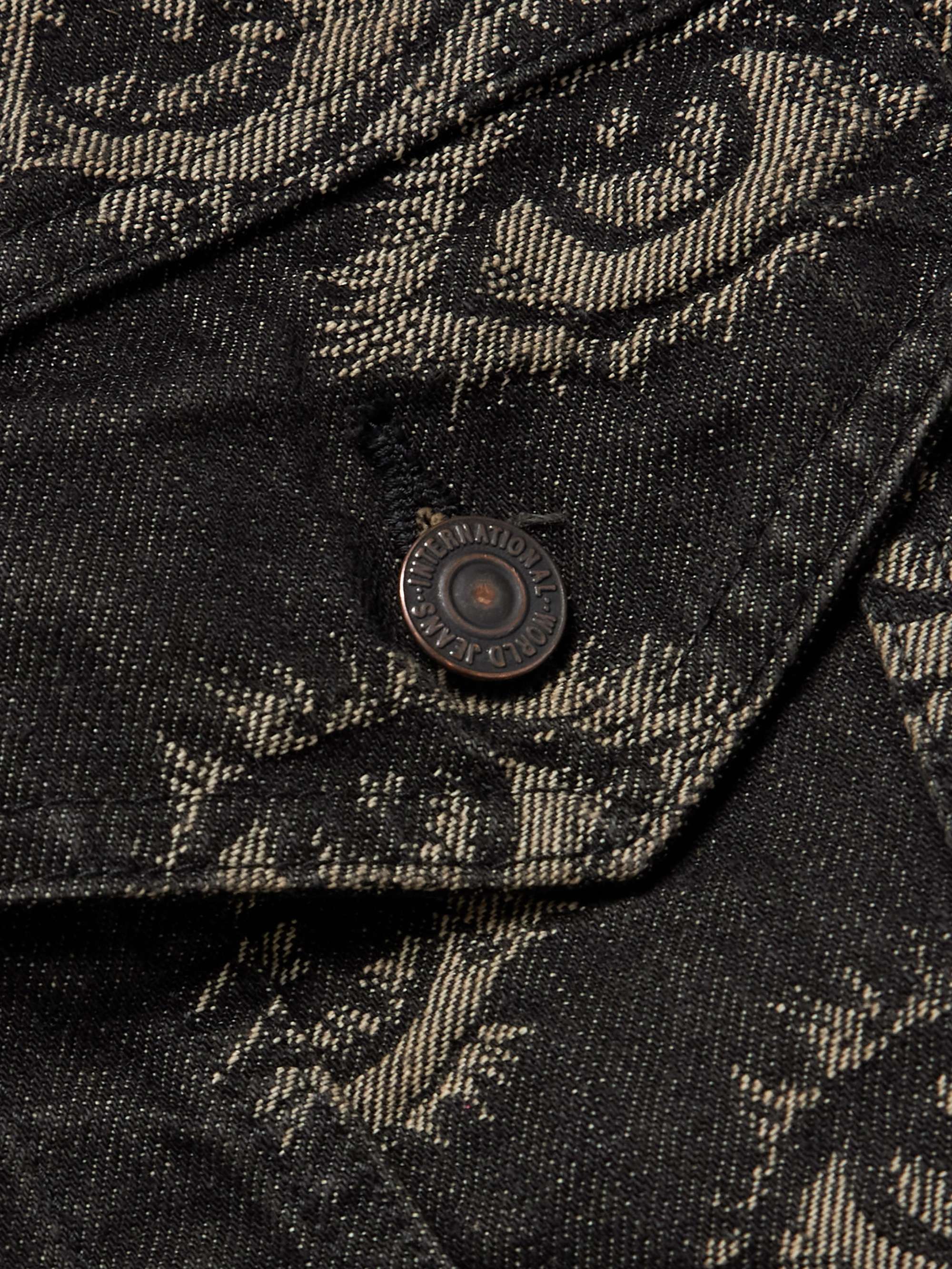 Speakeasy Printed Denim Jacket view