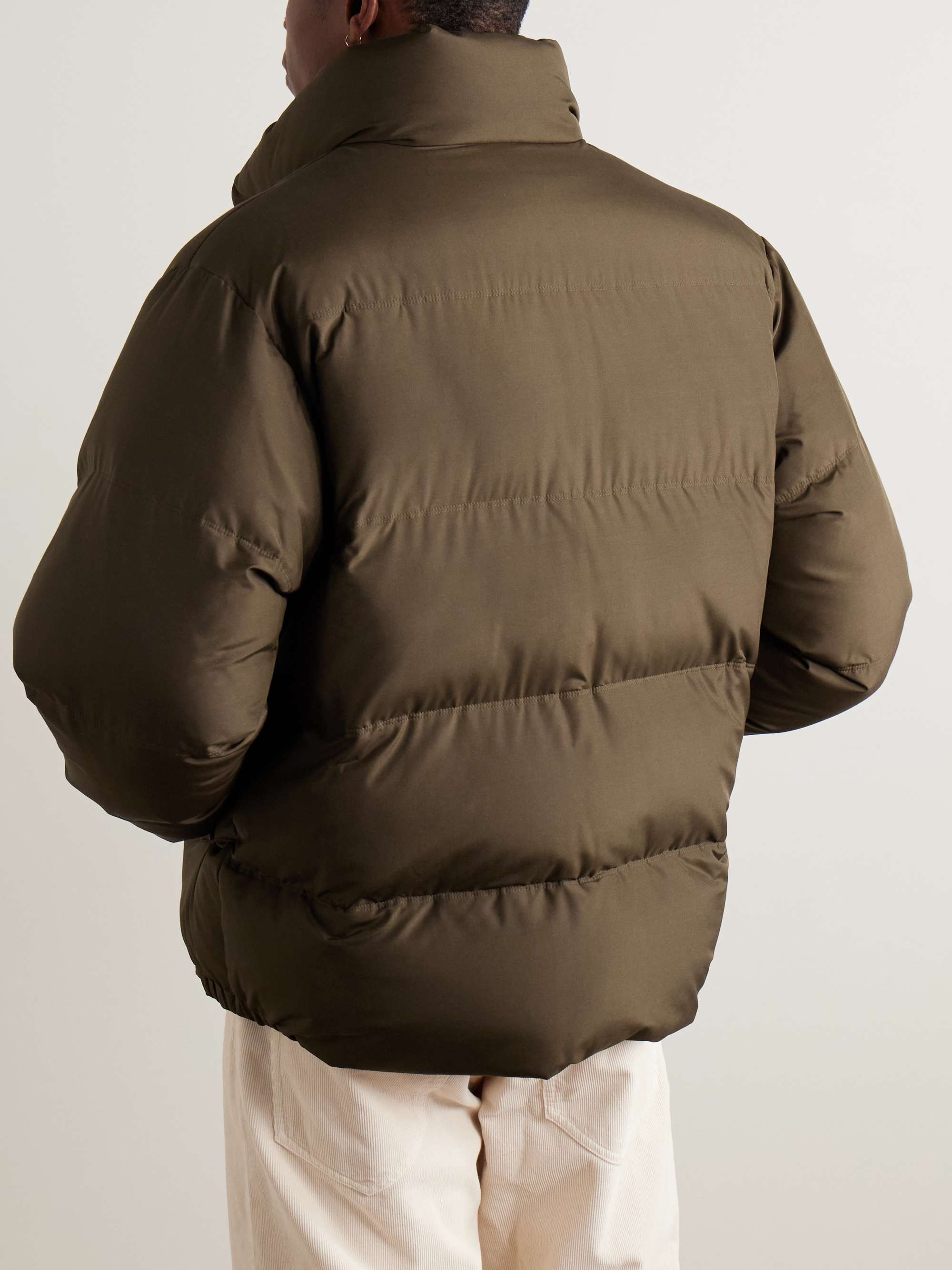 Lucio Quilted Storm System® Silk Jacket view
