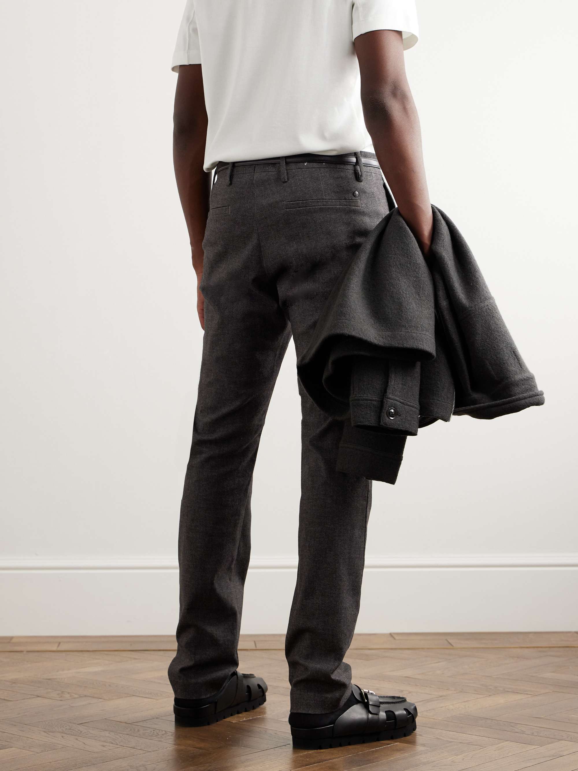 Theo 1067 Straight-Leg Stretch-Cotton Trousers view