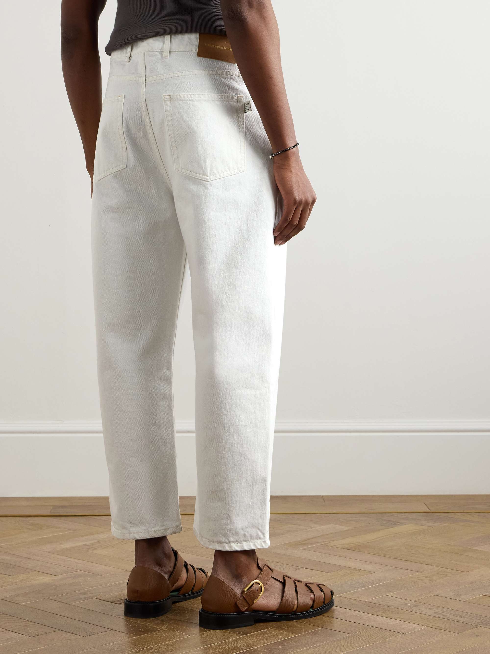 Terek Tapered Cropped Organic Jeans view