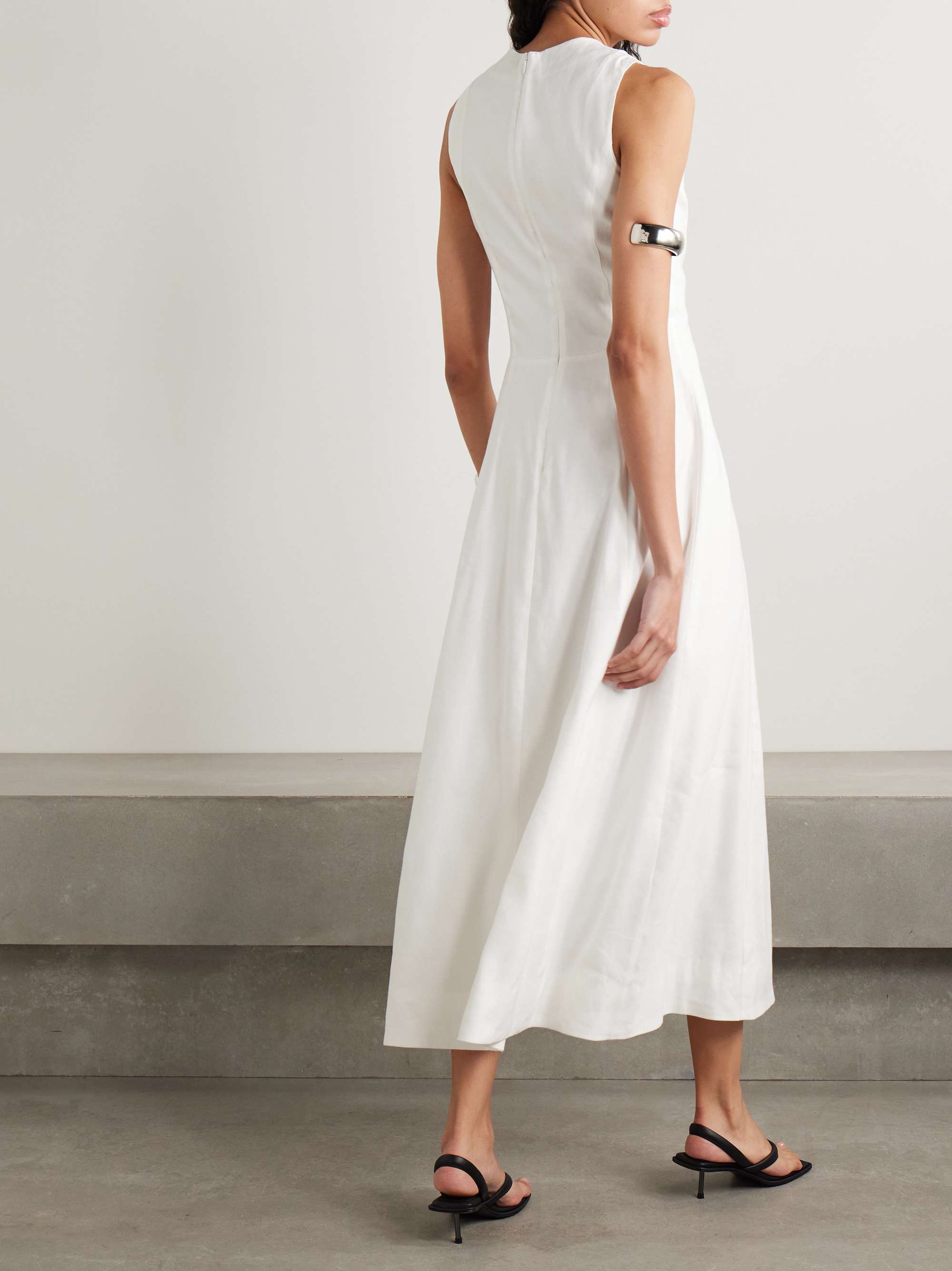 Martine linen-blend maxi dress view