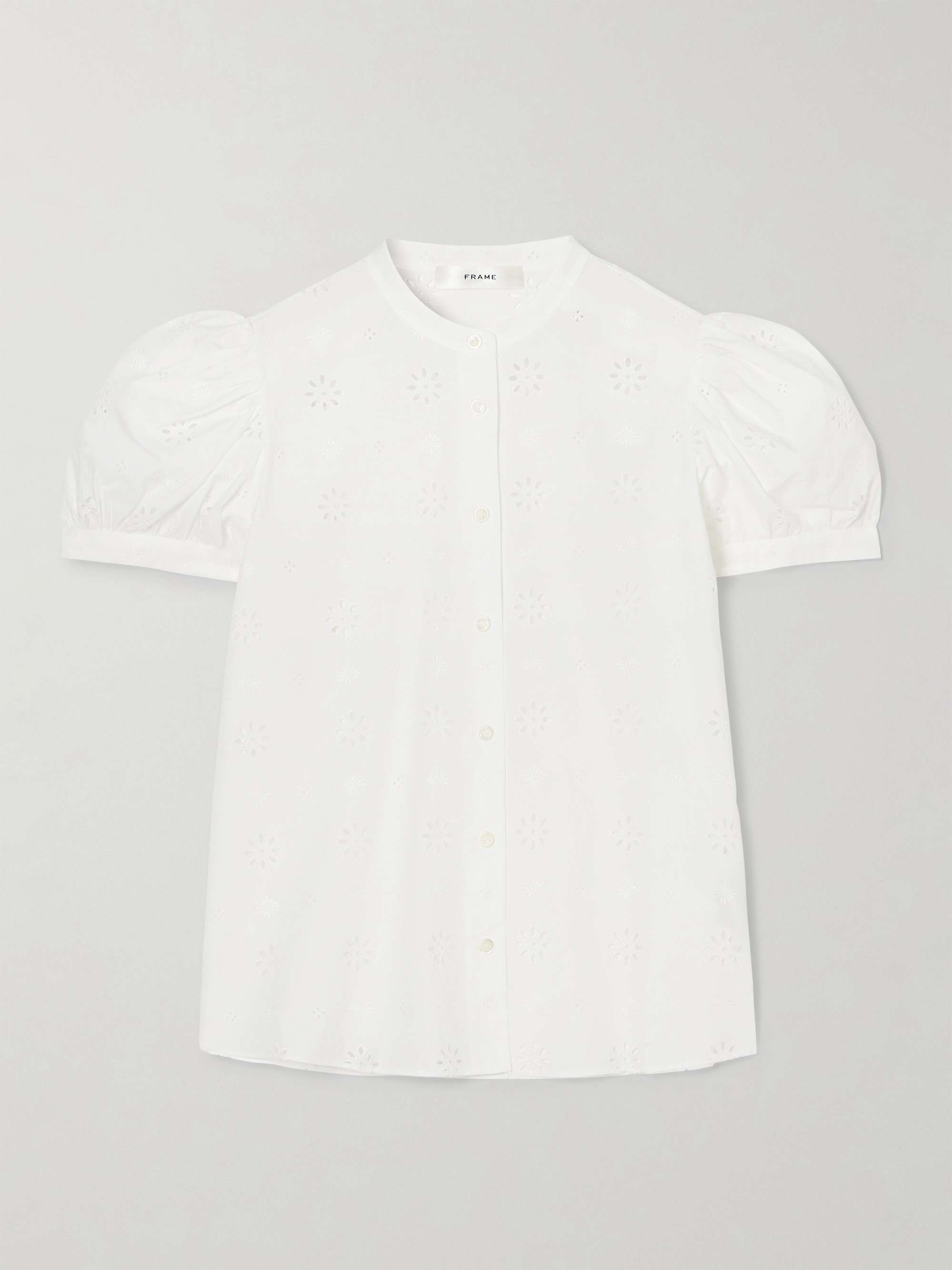 The Eyelet broderie anglaise cotton blouse view