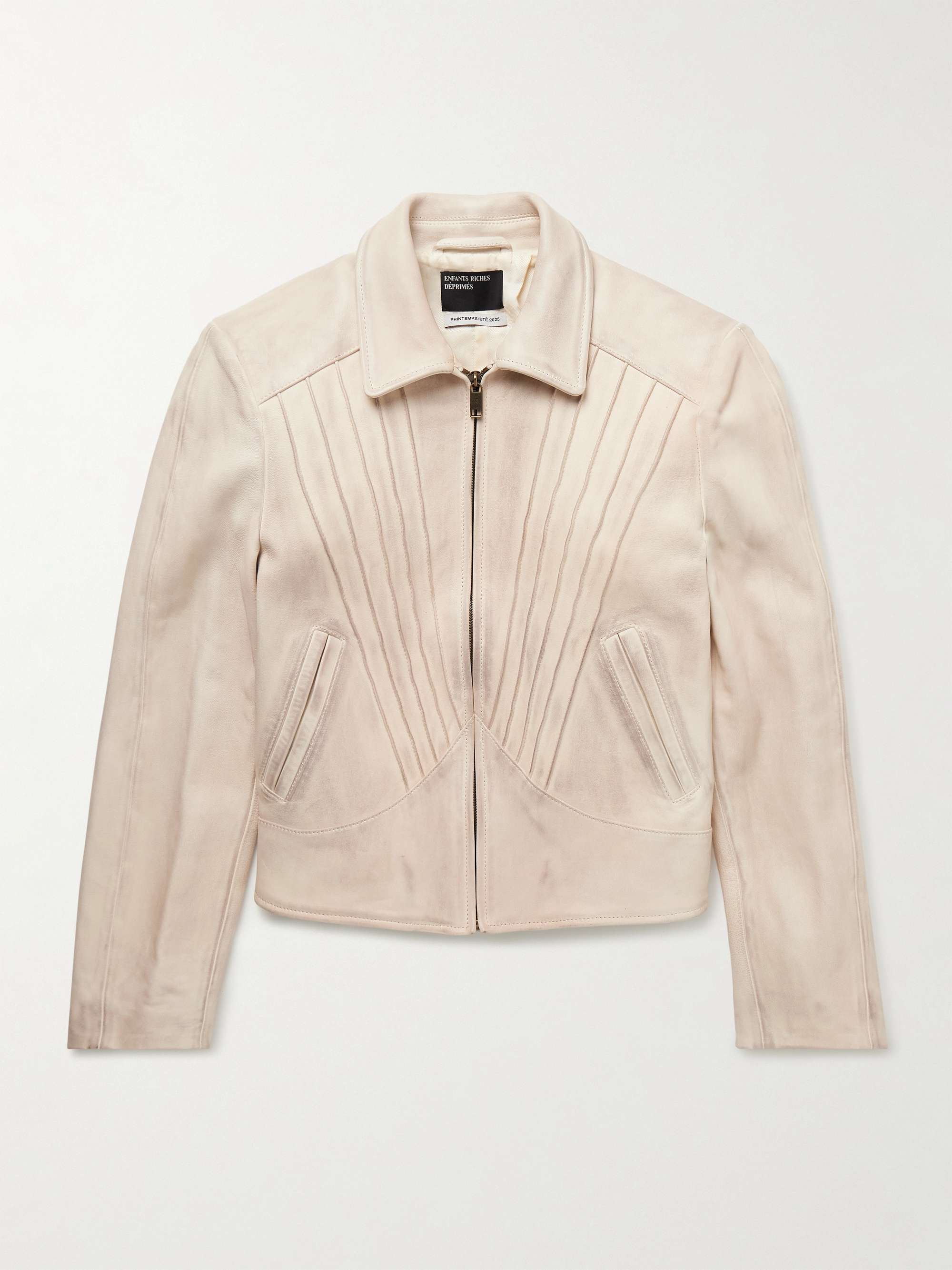 Violator Slim-Fit Distressed Leather Jacket view