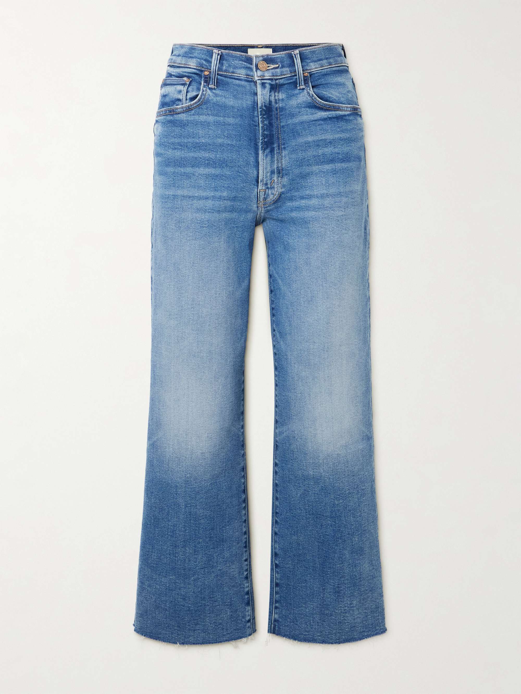 The Maven Ankle Fray high-rise flared jeans view