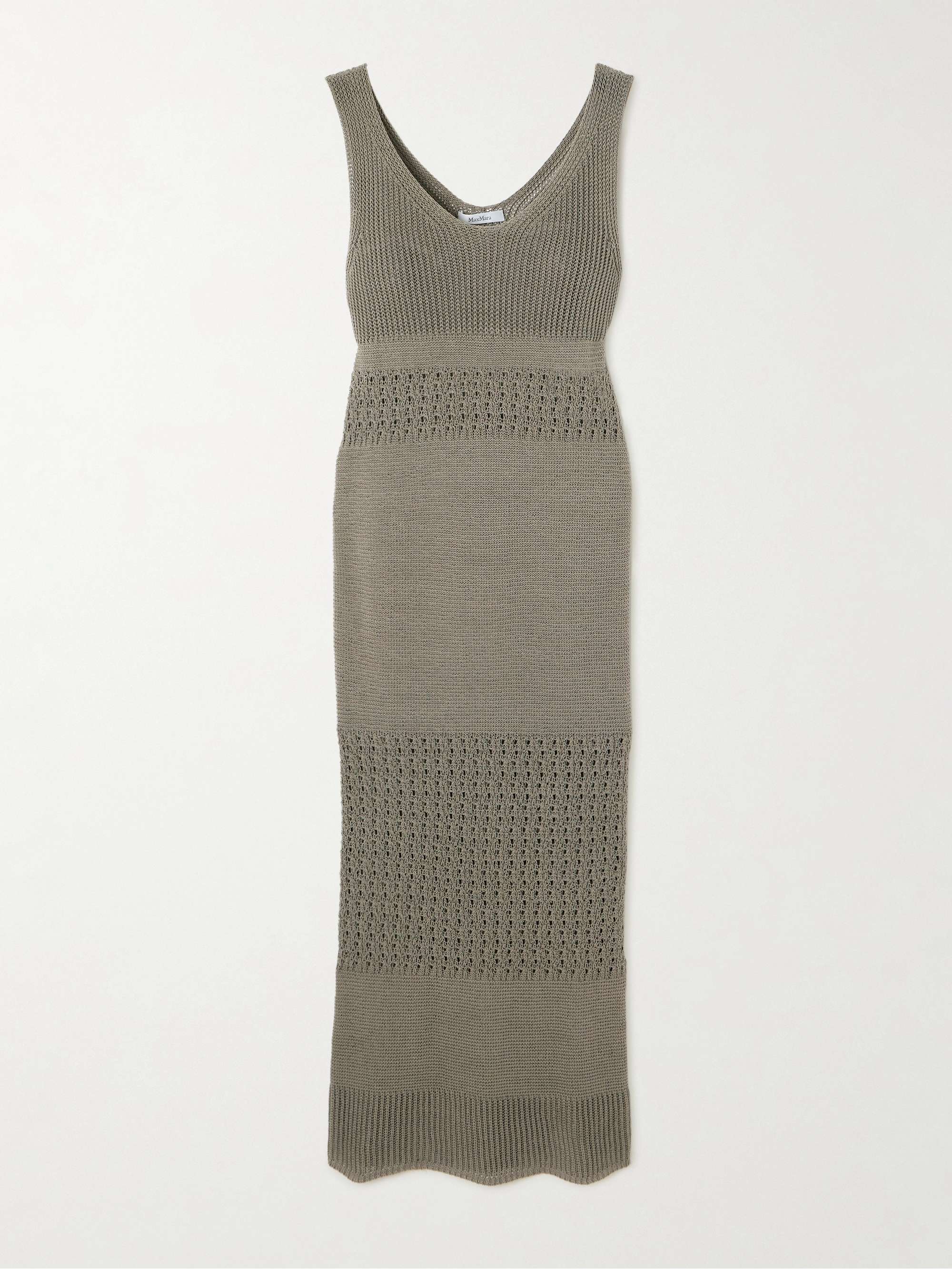 Valois crocheted cotton-blend midi dress view