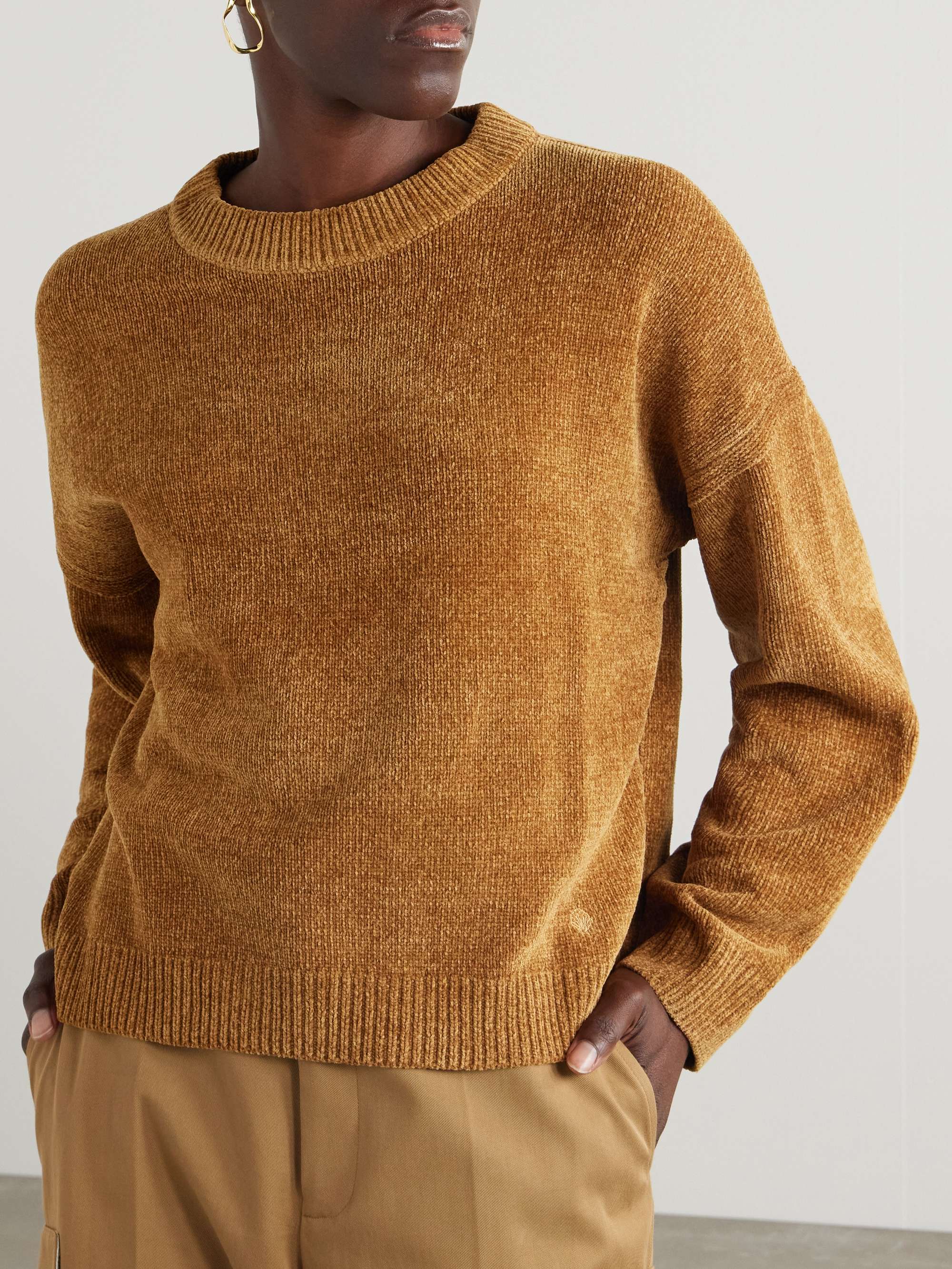 Rava silk-chenille sweater view