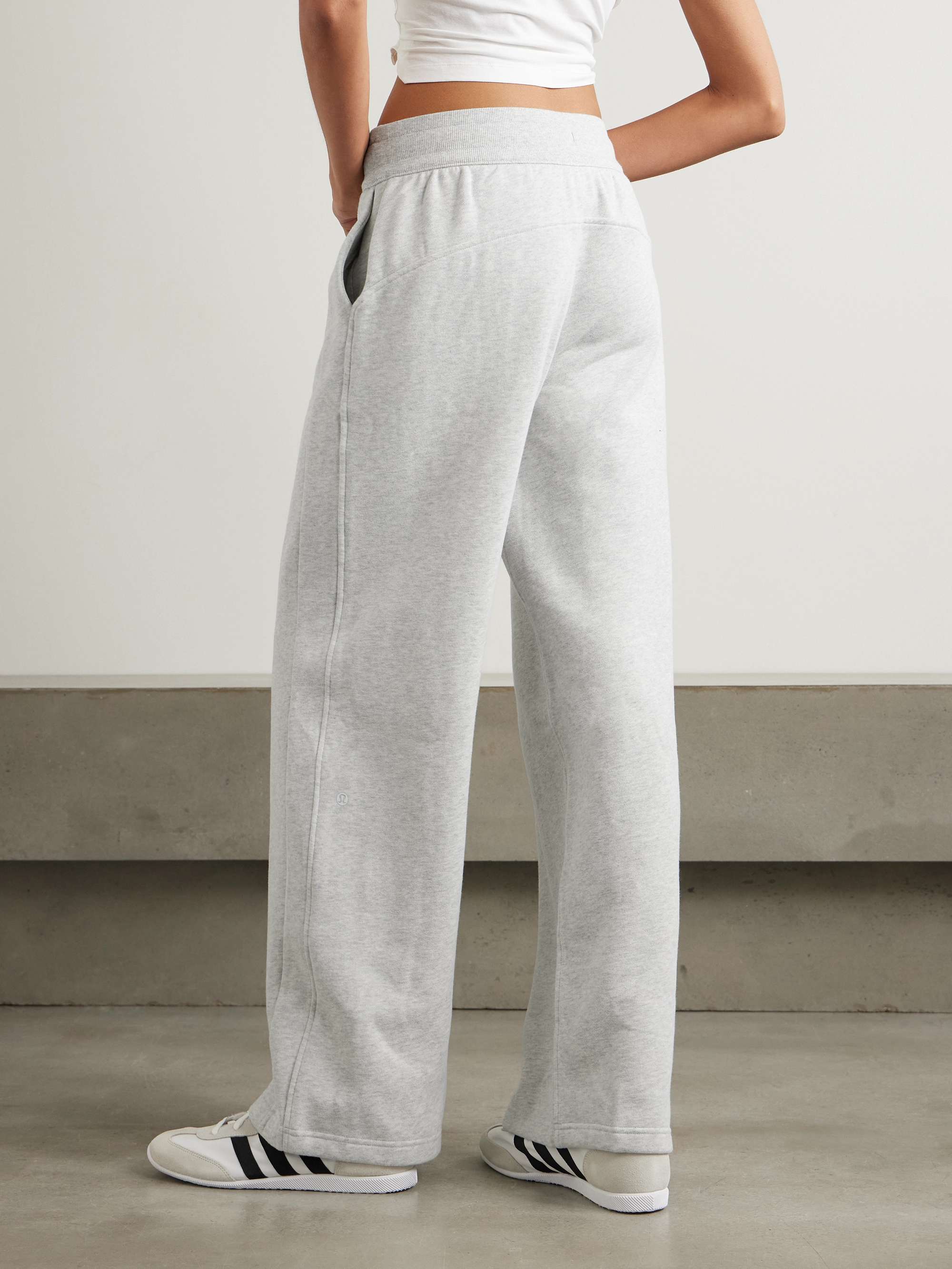 Scuba Mid-Rise Wide-Leg Pants view