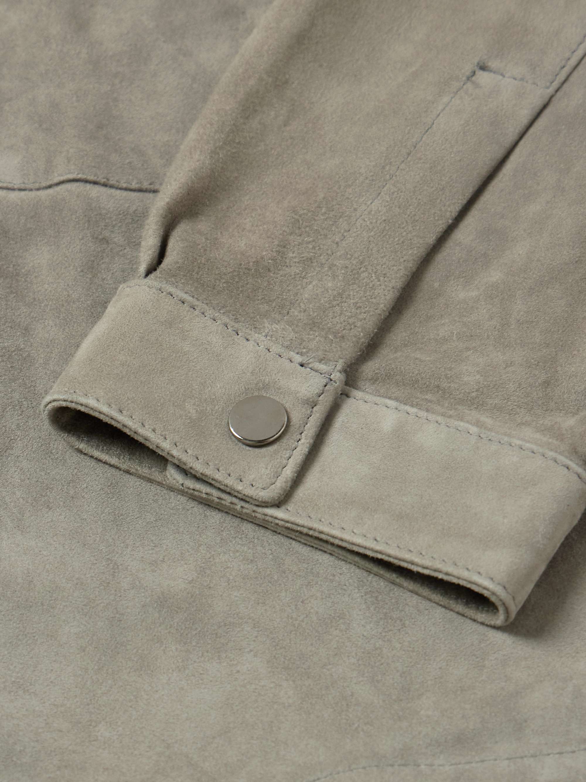 Wave Suede Overshirt view
