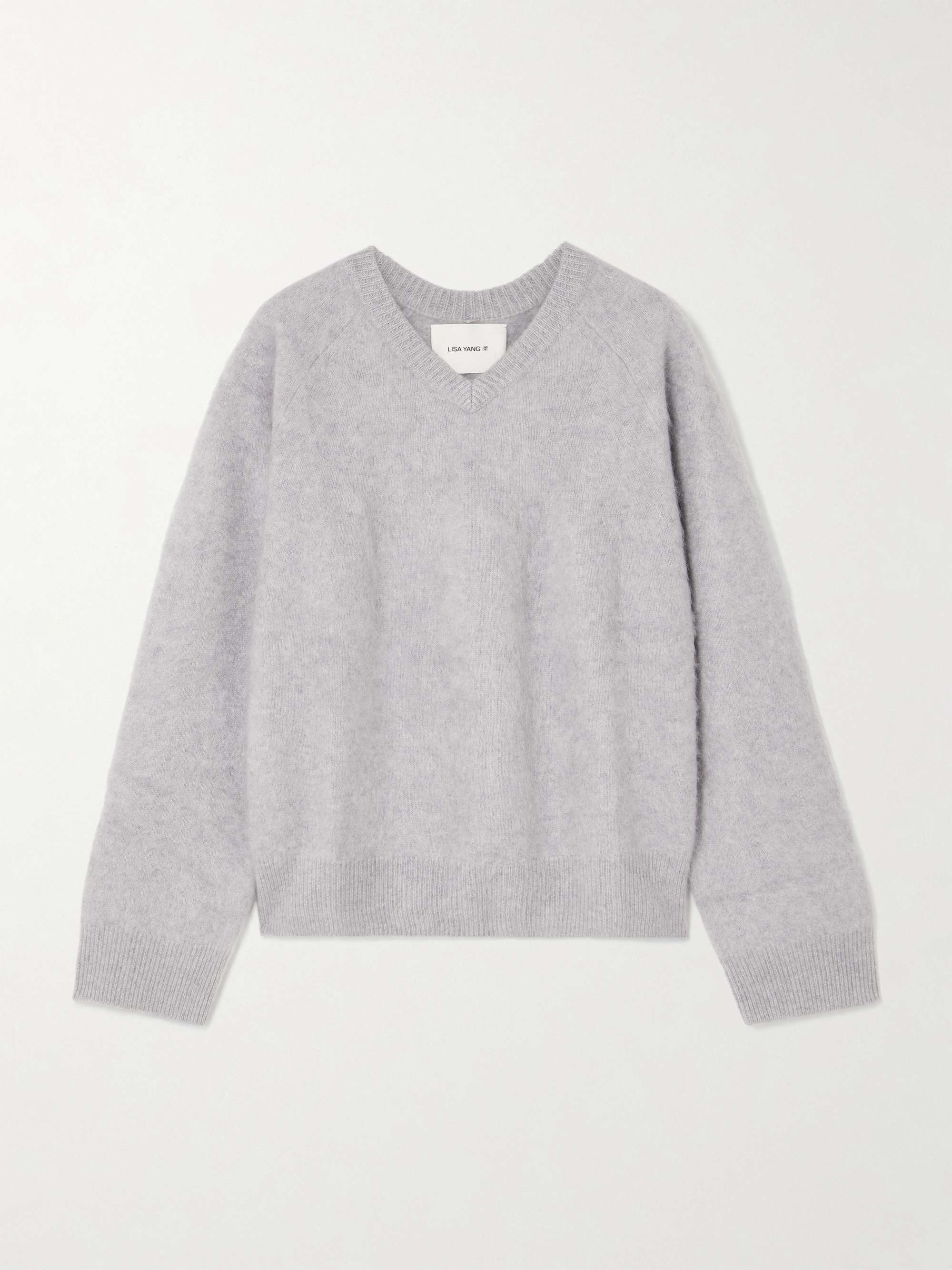 Mallory brushed-cashmere sweater view