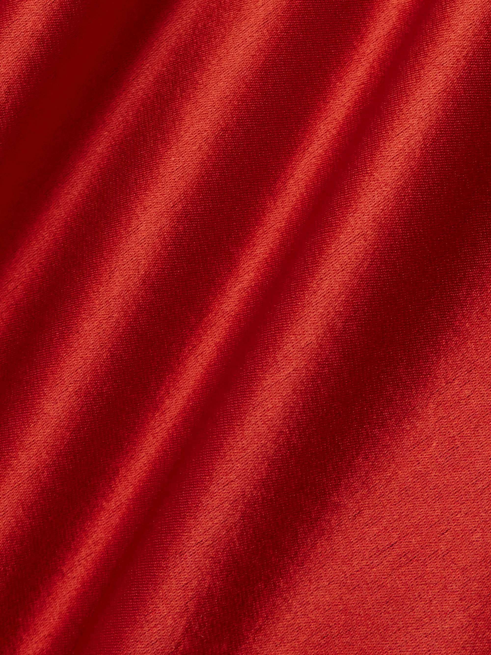 Pandora satin gown view