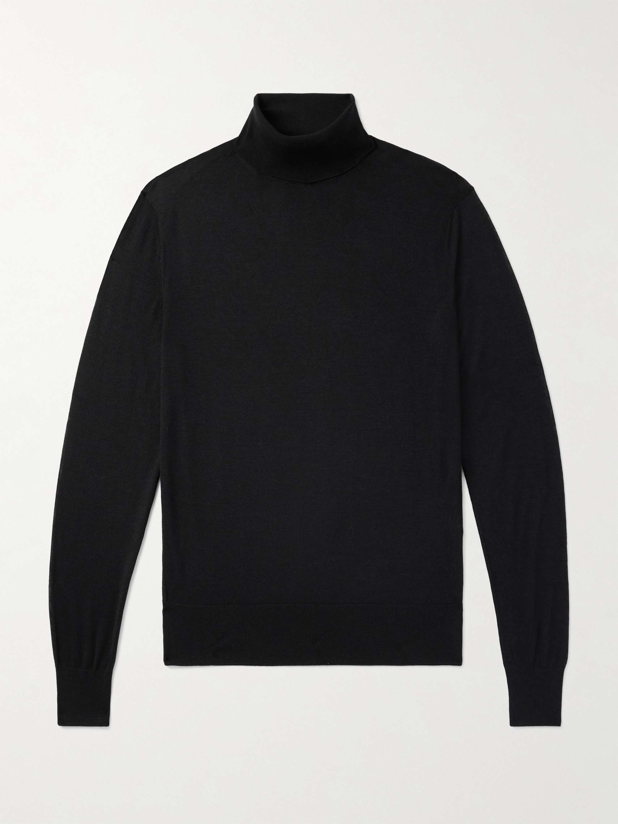 Cashmere and Silk-Blend Rollneck Sweater view