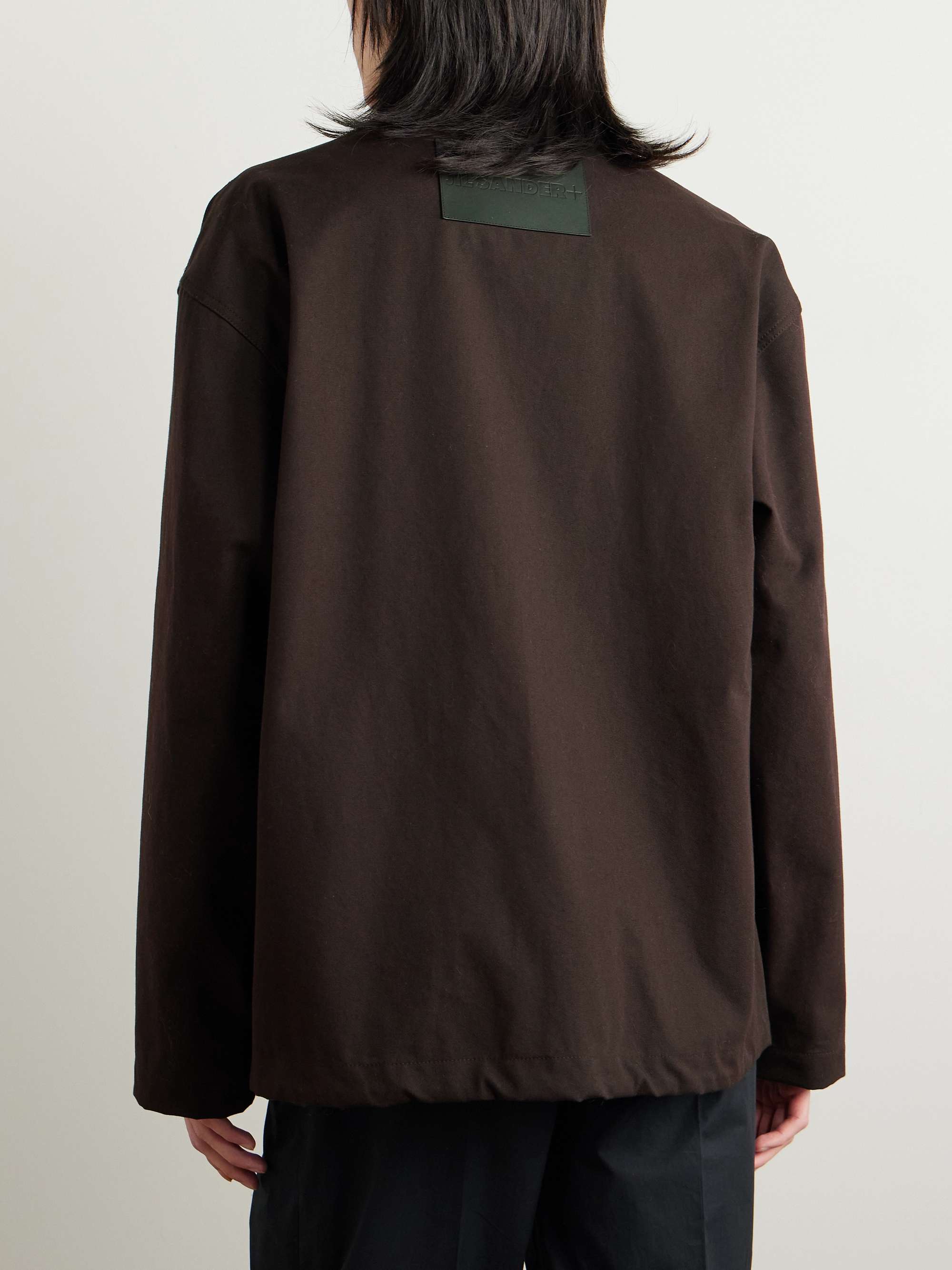Organic Cotton-Canvas Blouson Jacket view