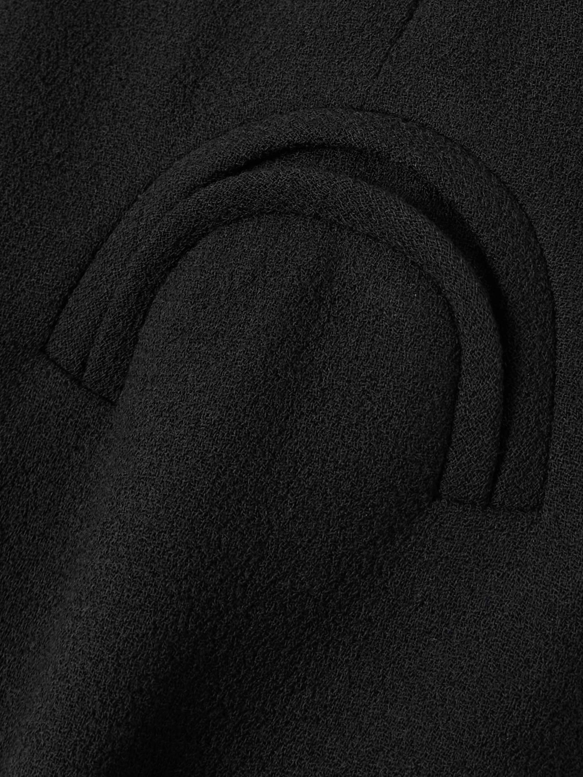 Pleated wool-crepe straight-leg pants view