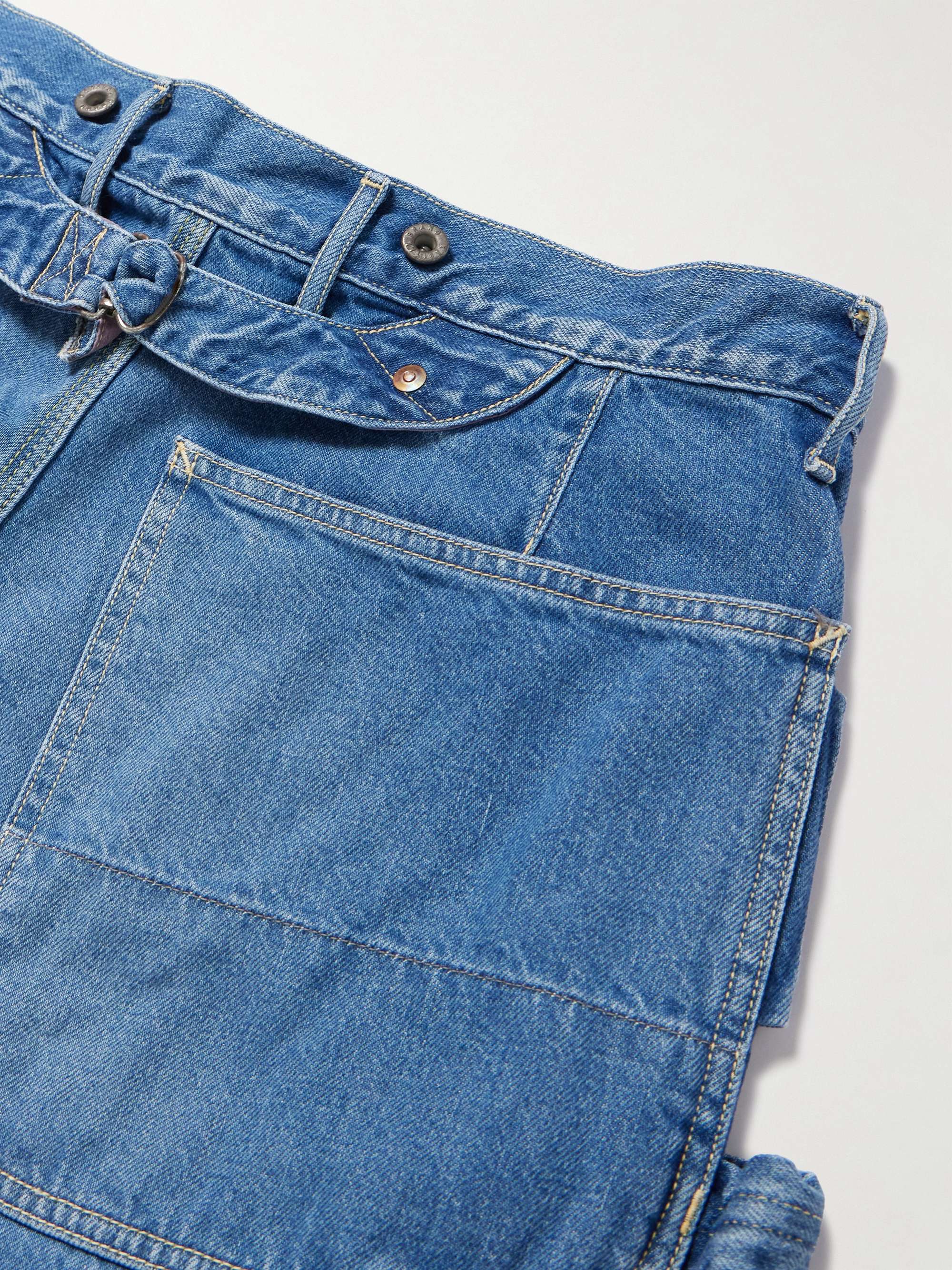 Lumber Straight-Leg Panelled Jeans view
