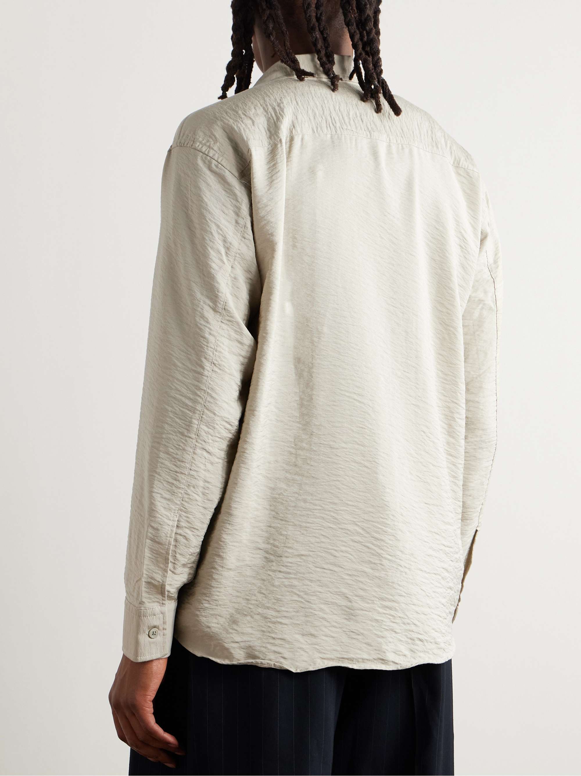 Freddy 5971 Crinkled Modal-Blend Shirt view