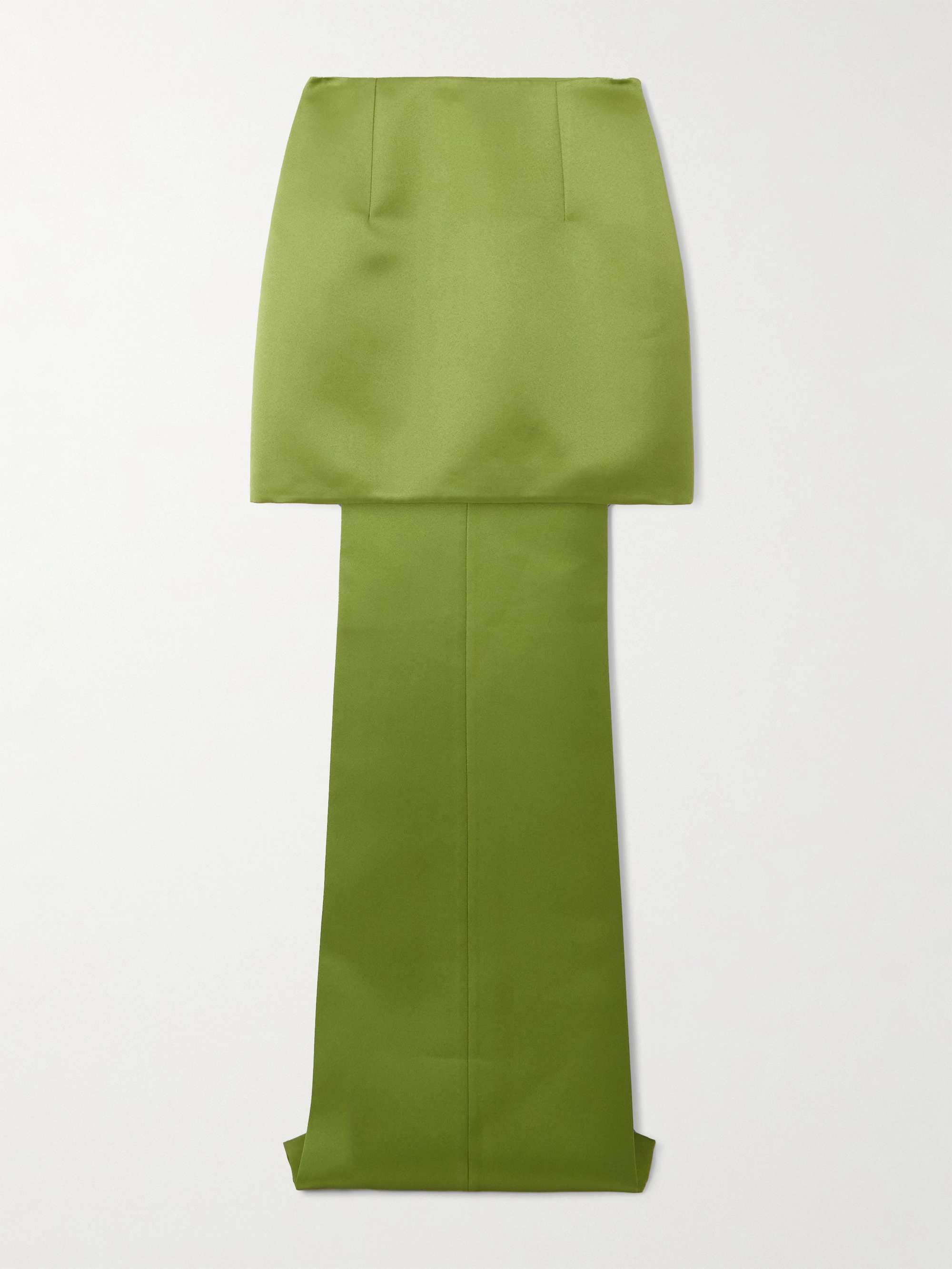 Harleigh duchesse-satin maxi skirt view