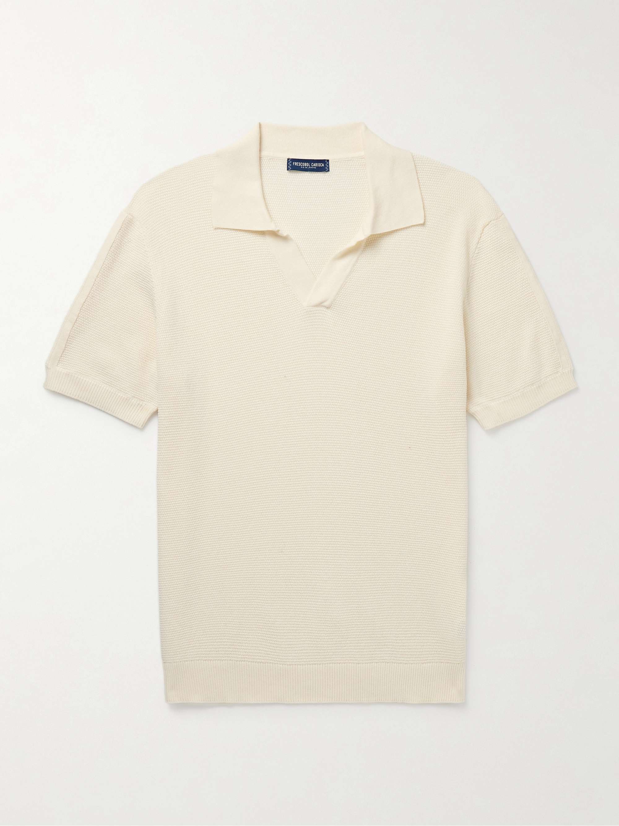 Rino Slim-Fit Cotton-Piqué Polo Shirt view