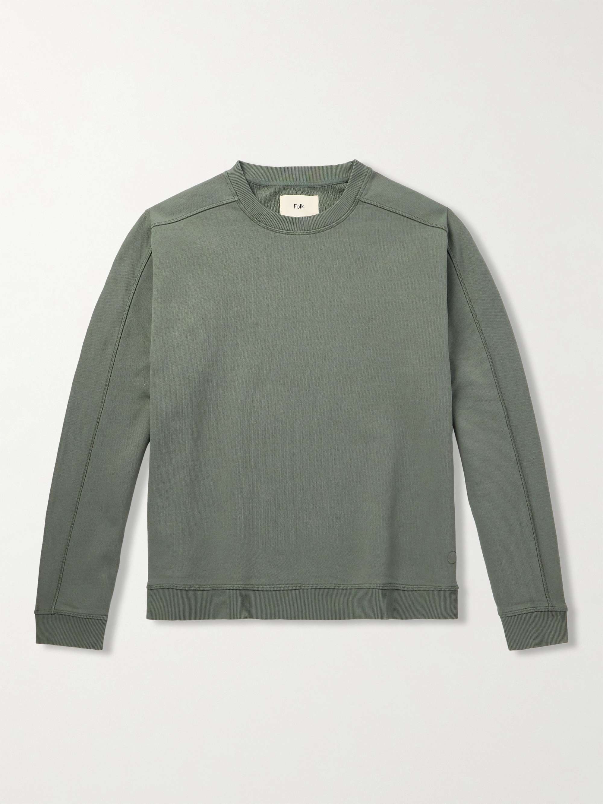 Prism Garment-Dyed Cotton-Jersey Sweatshirt view