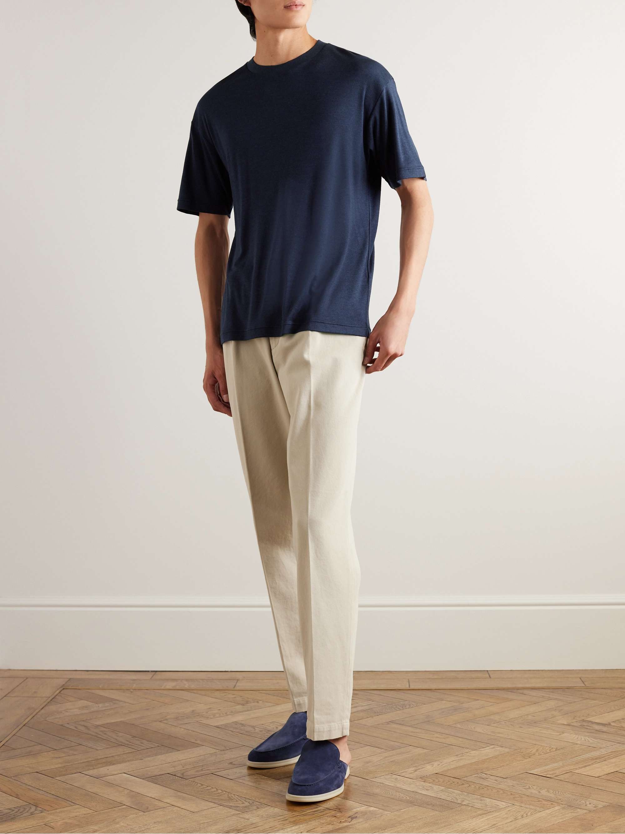 Philion Cashmere and Silk-Blend Jersey T-Shirt view