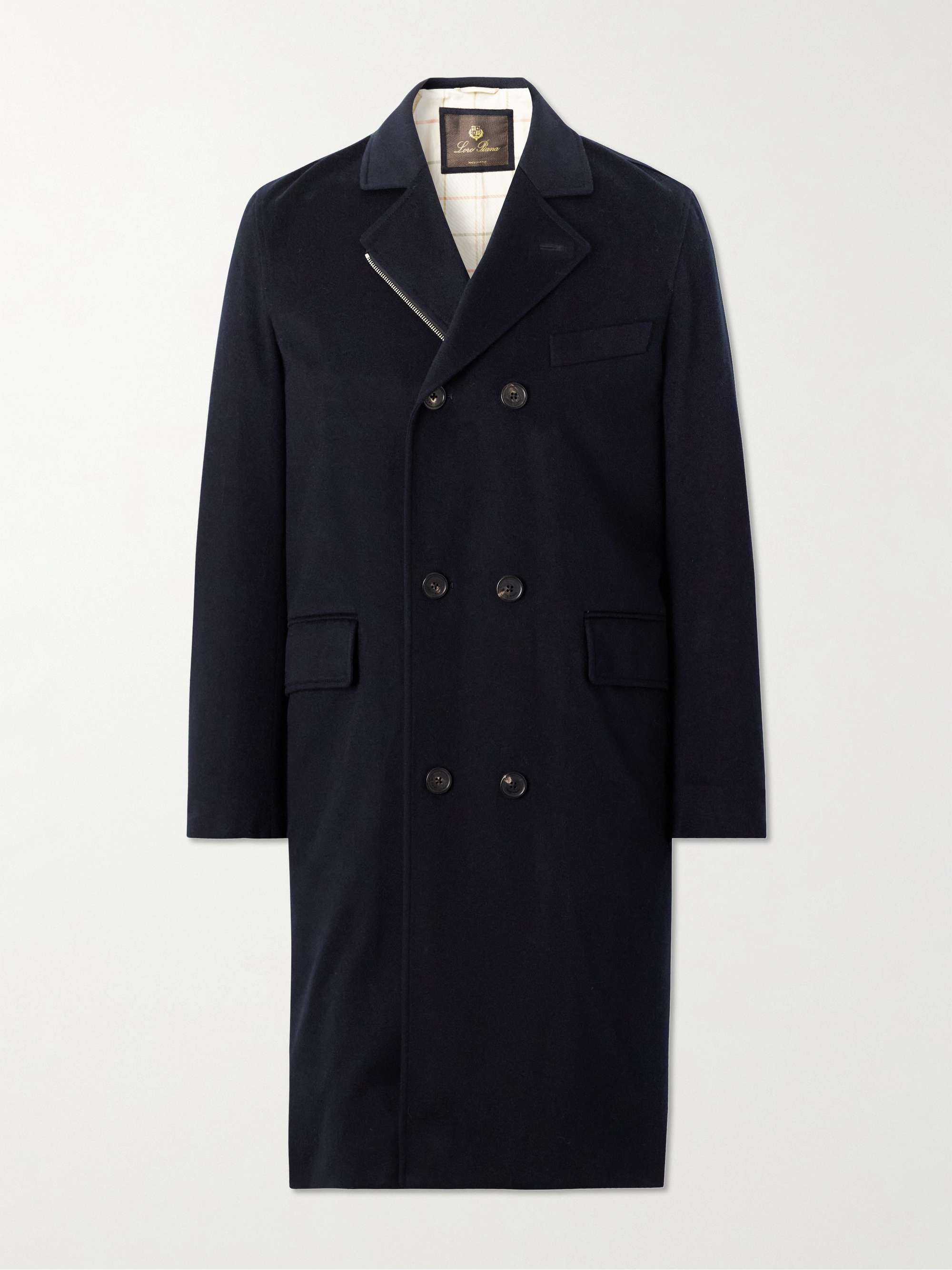 Winton Double-Breasted Cashmere Coat view