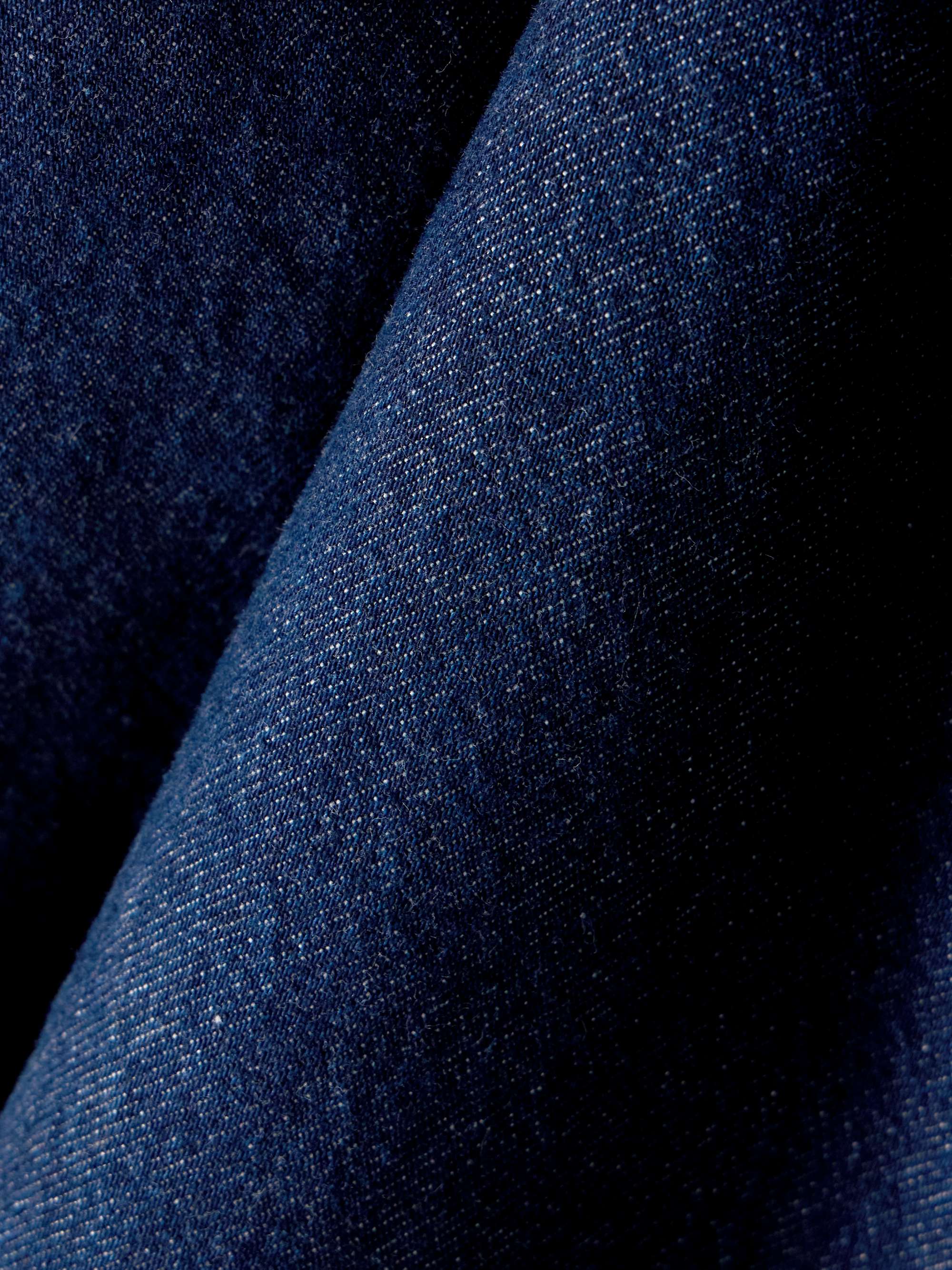 Strapless denim mini dress view