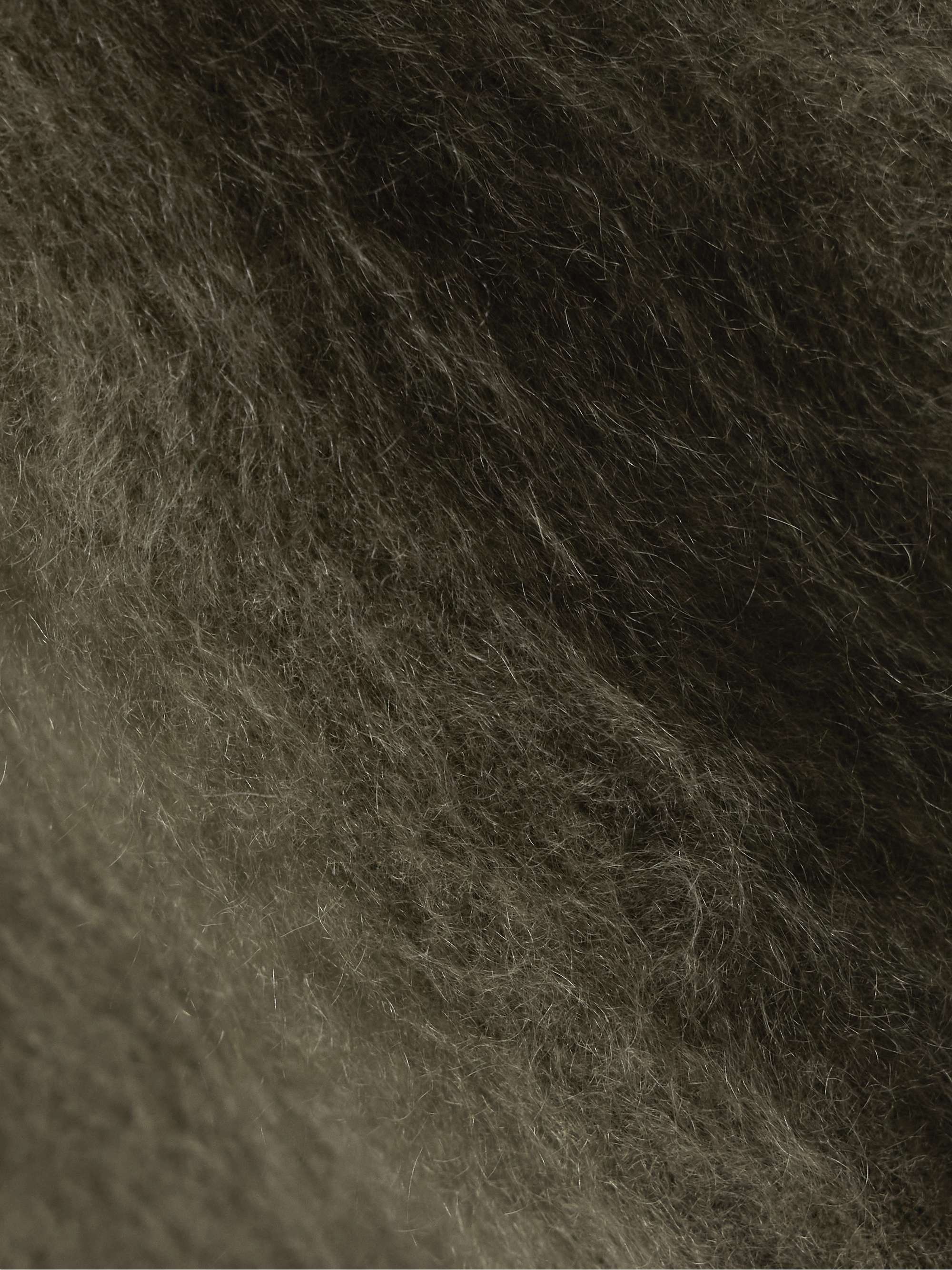 Brushed-cashmere sweater view