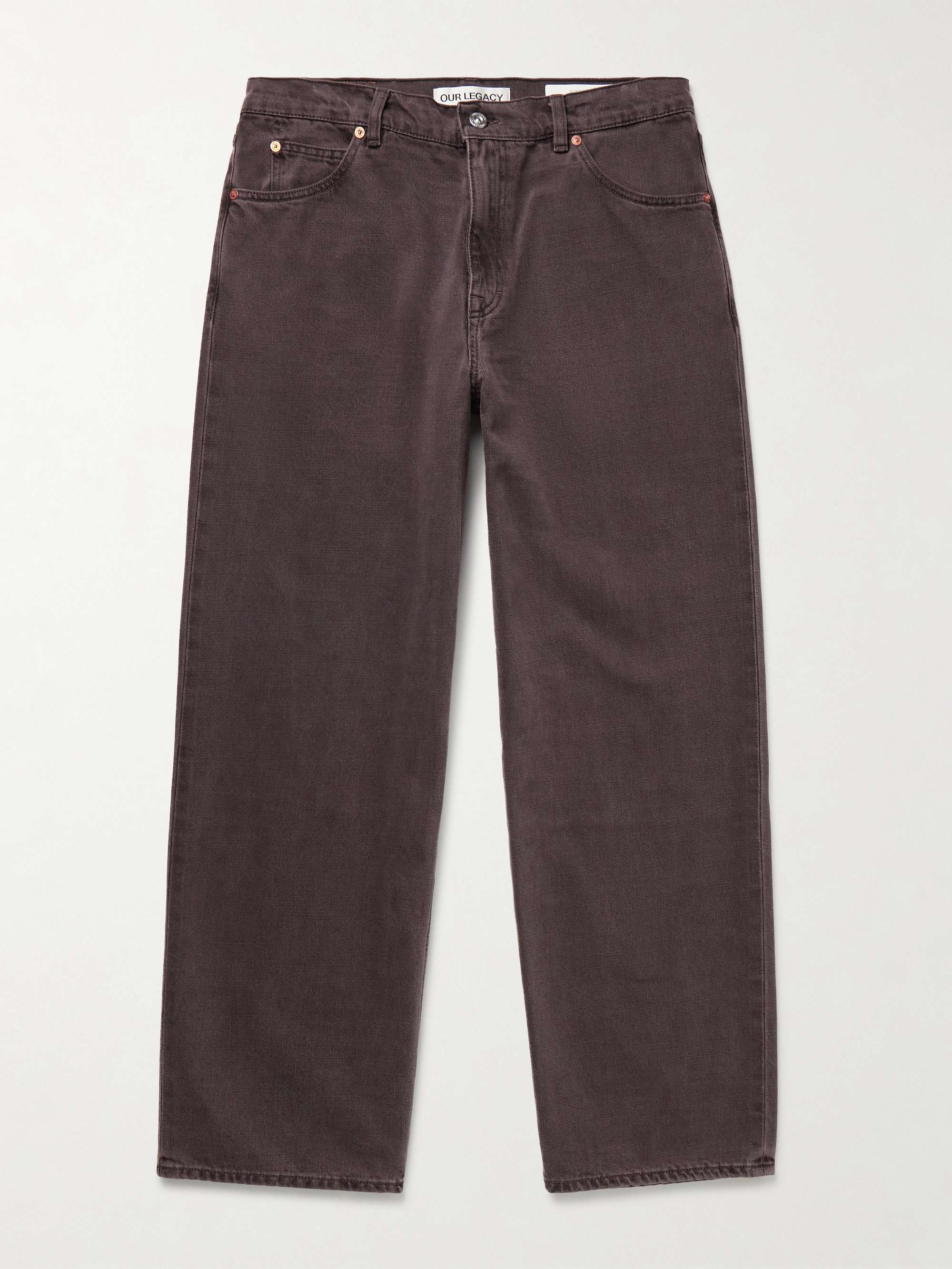 Vast Wide-Leg Pigment-Dyed Jeans view