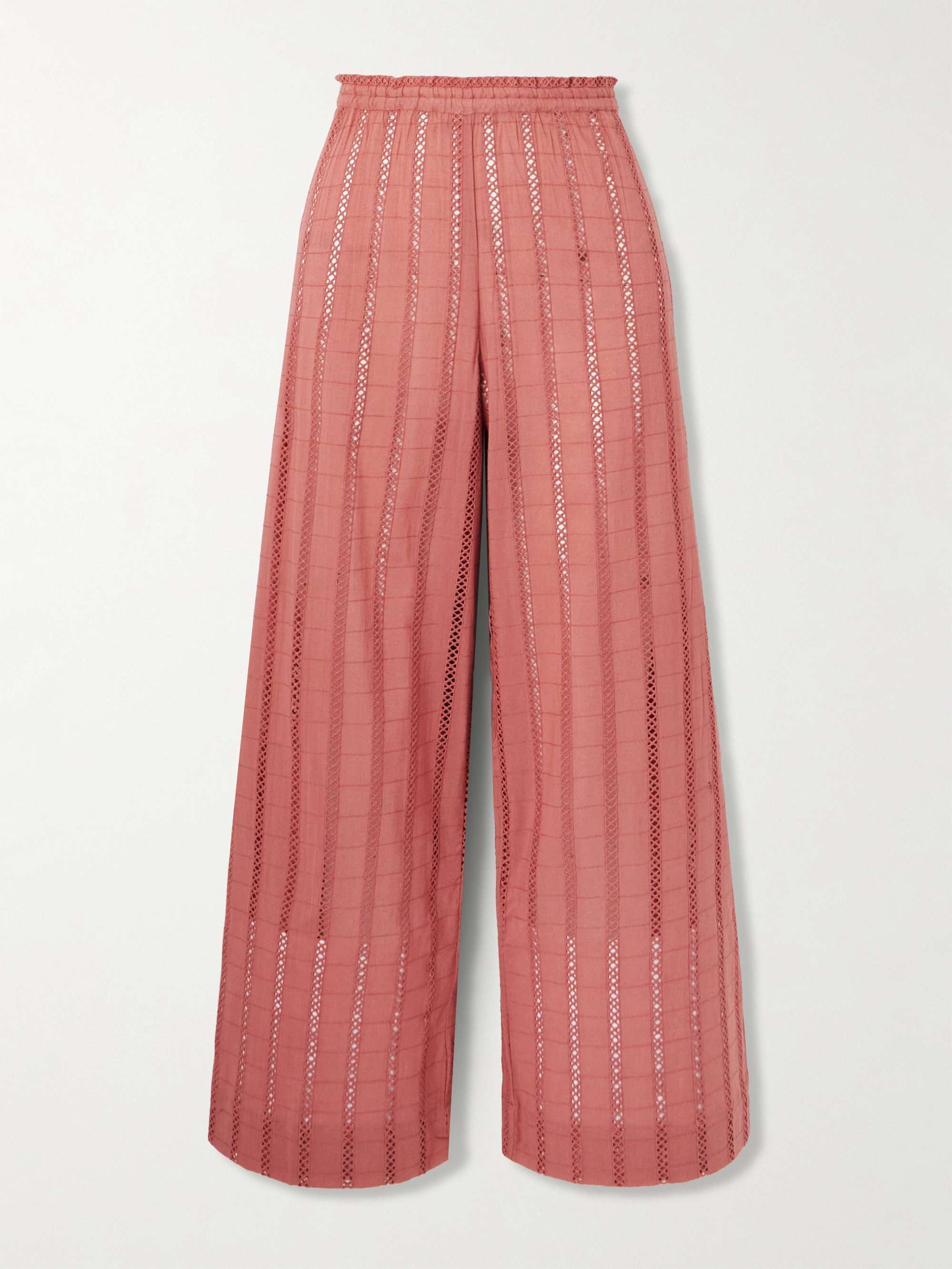 Otto Rouge embroidered cotton pants view