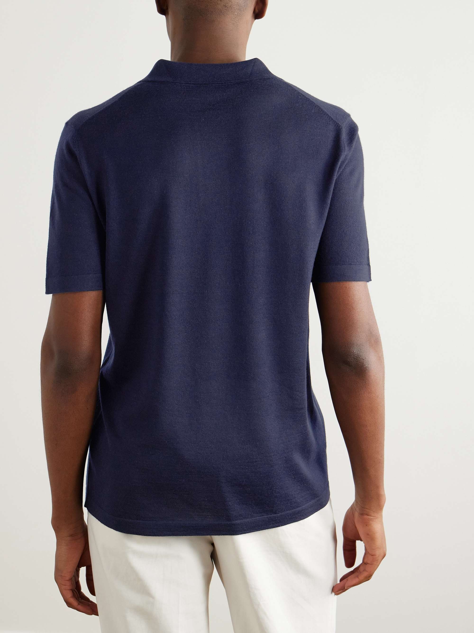 Stendhal Merino Wool Polo Shirt view