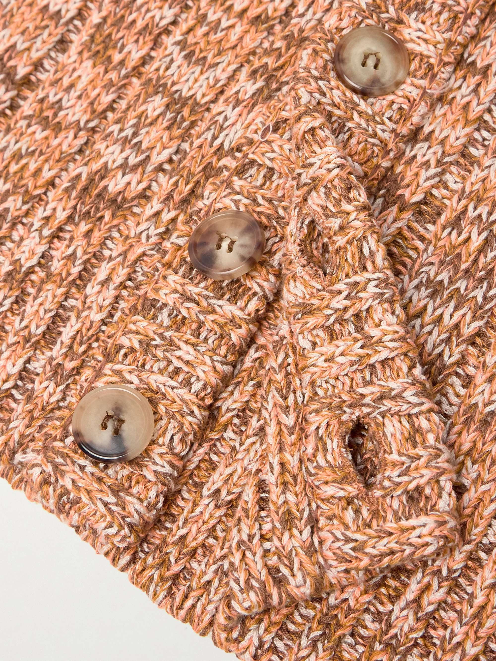 Ribbed Mulberry Silk Cardigan view