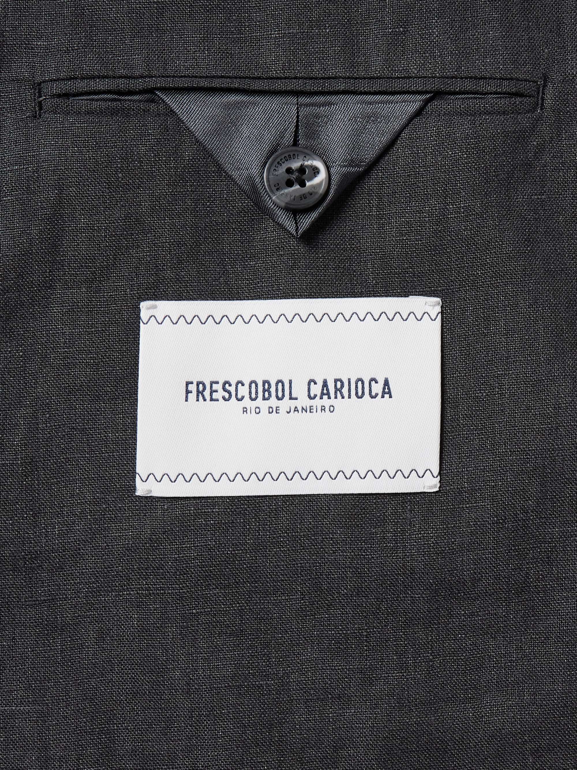 Paulo Unstructured Linen Suit Jacket view
