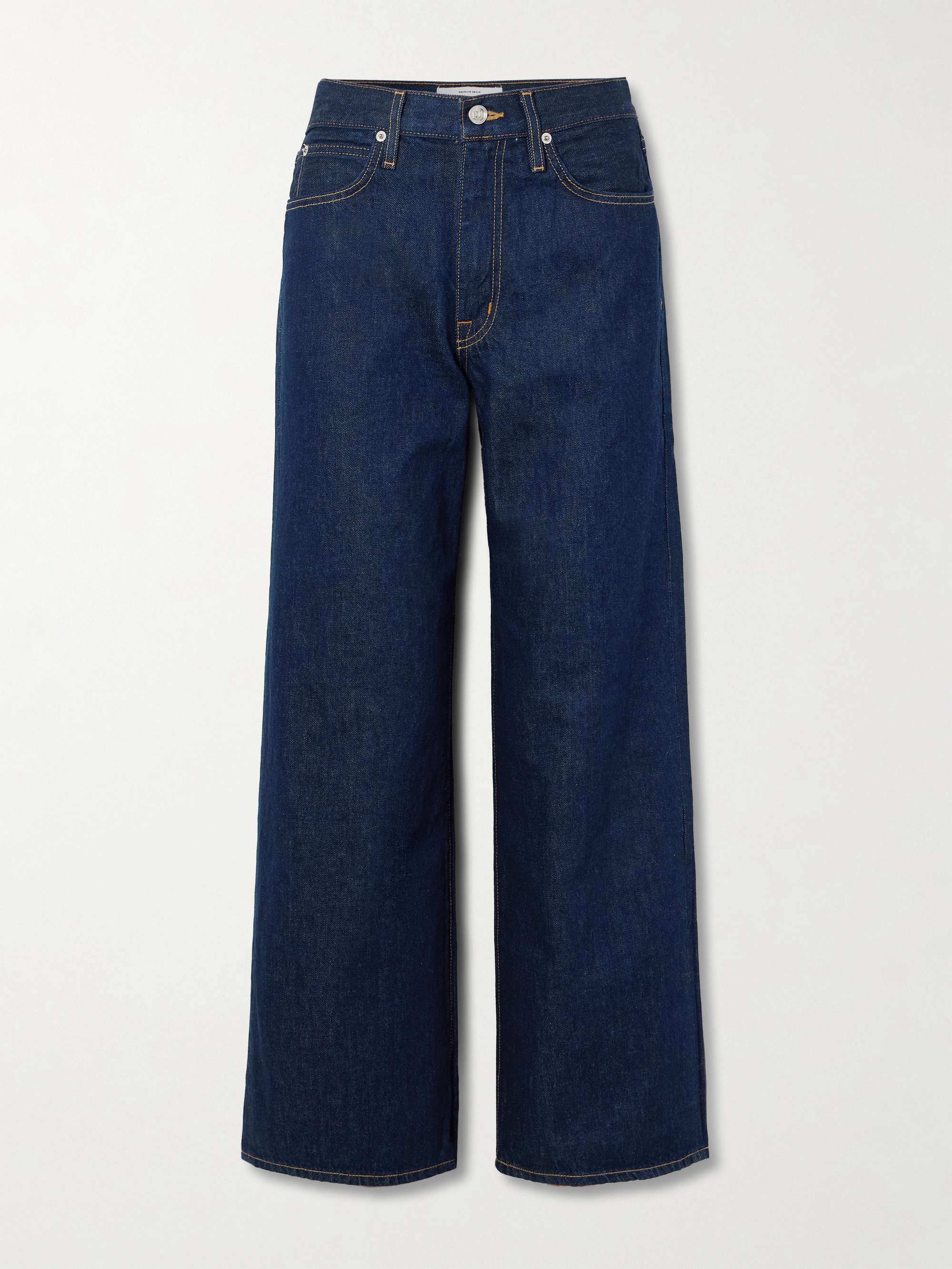 Selena high-rise wide-leg jeans view