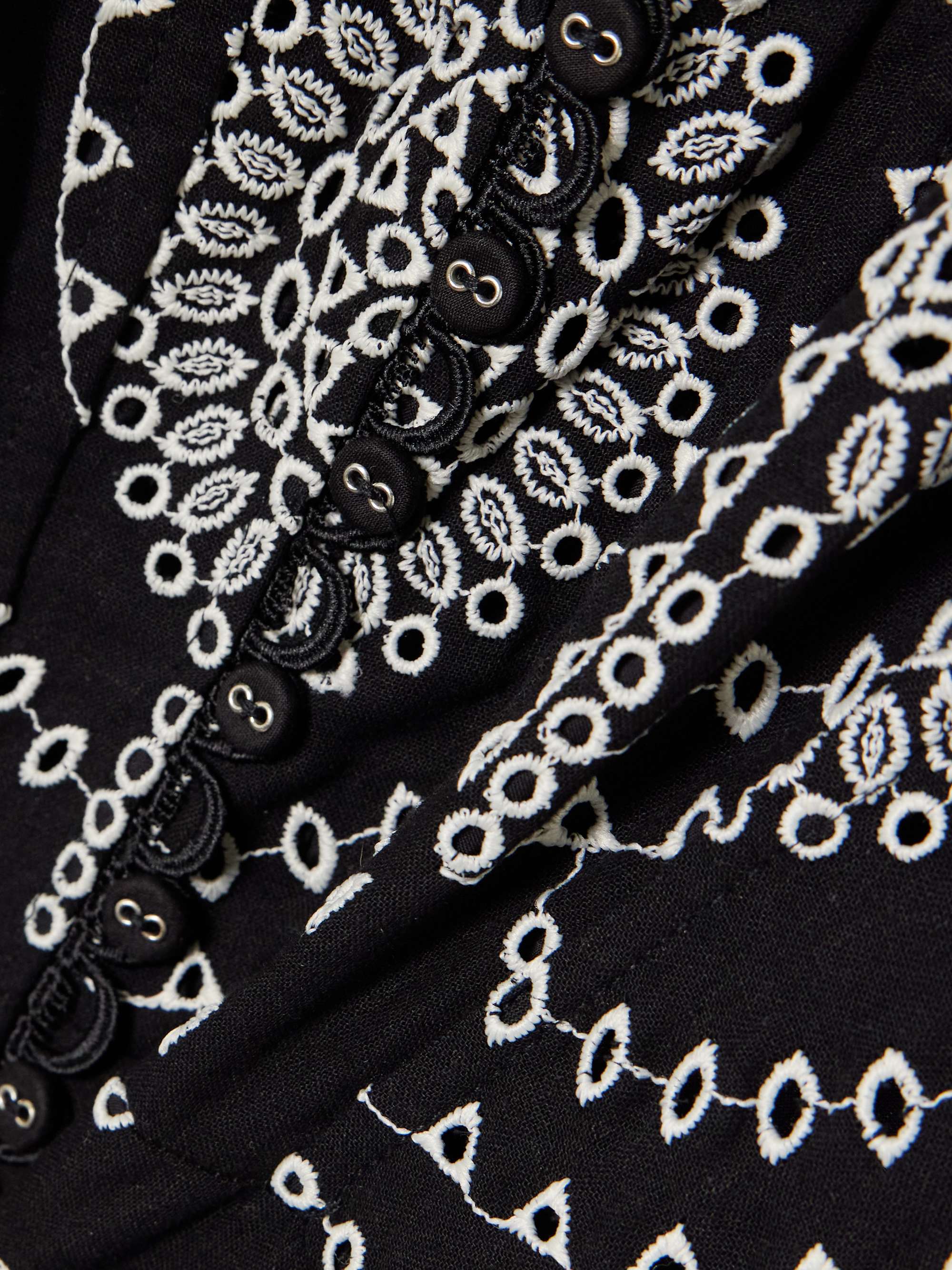 Greba broderie anglaise cotton-blend midi dress view