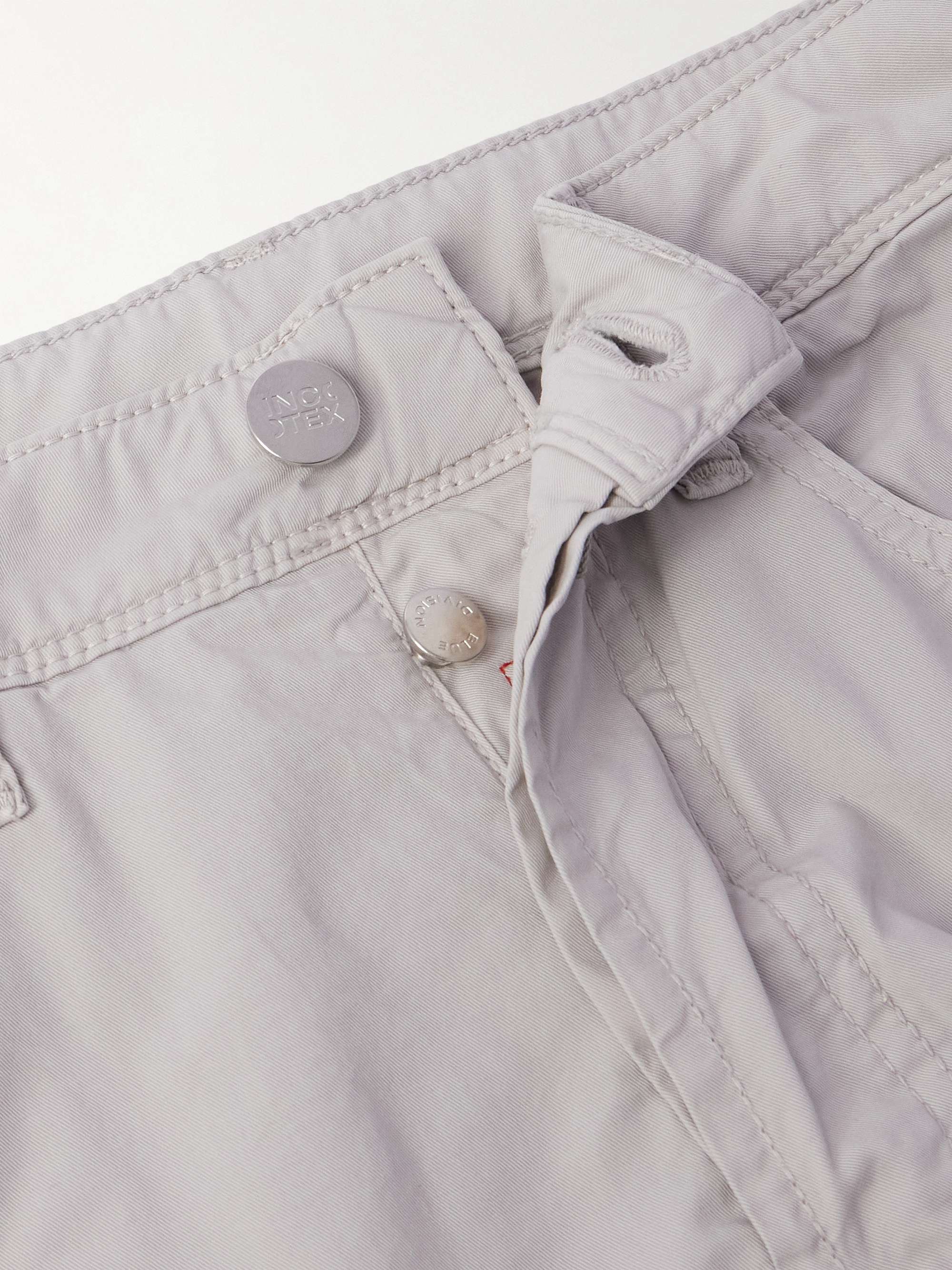 Blue Division Slim-Fit Stretch-Cotton Twill Trousers view
