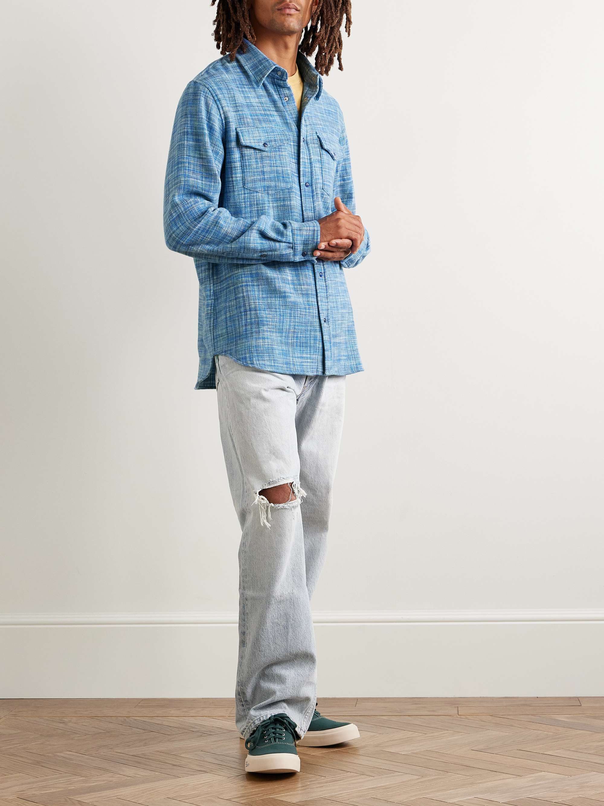Space-Dyed Cashmere Shirt view
