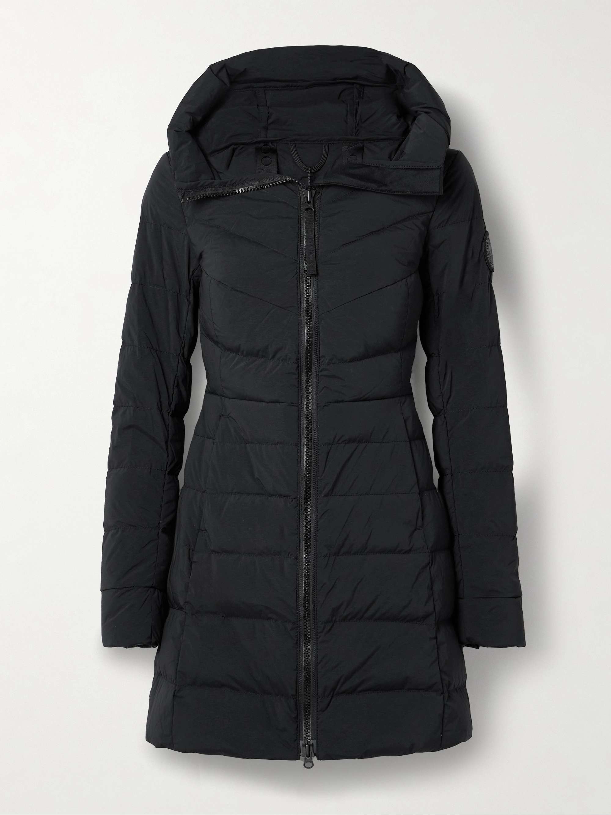 Clair hooded quilted Aira down coat view