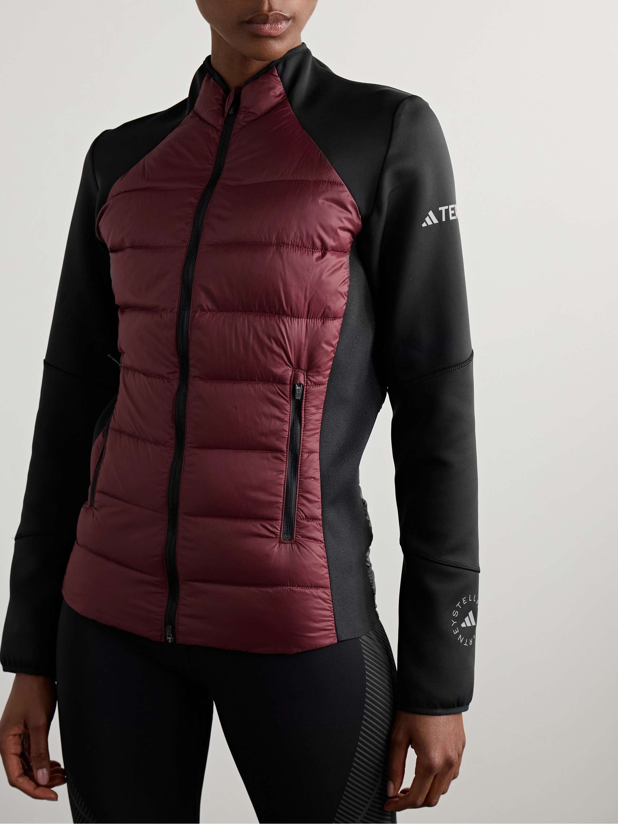 + TERREX TrueNature quilted recycled-shell and tech-jersey jacket view