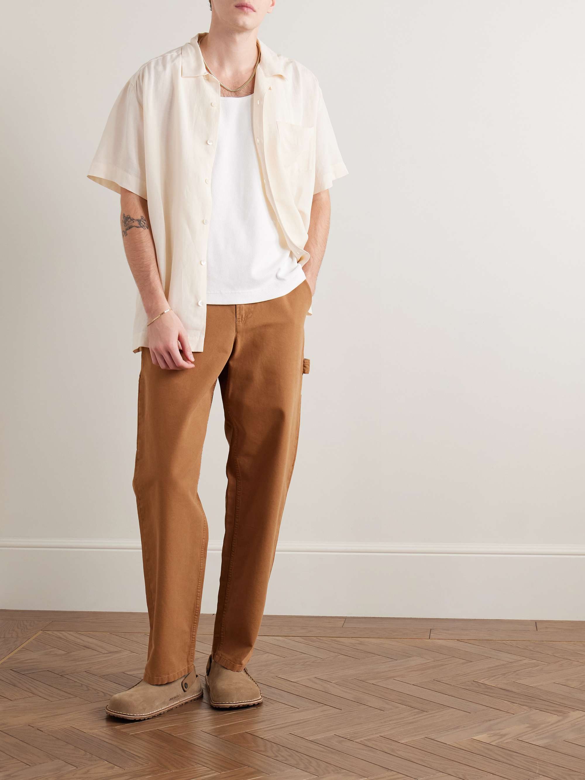 Roy Convertible-Collar Woven Shirt view