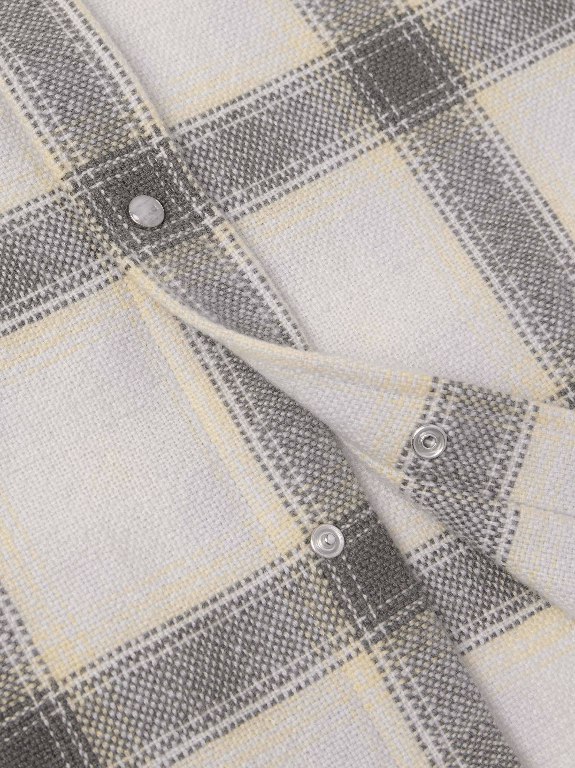 Moon Checked Cashmere Shirt view