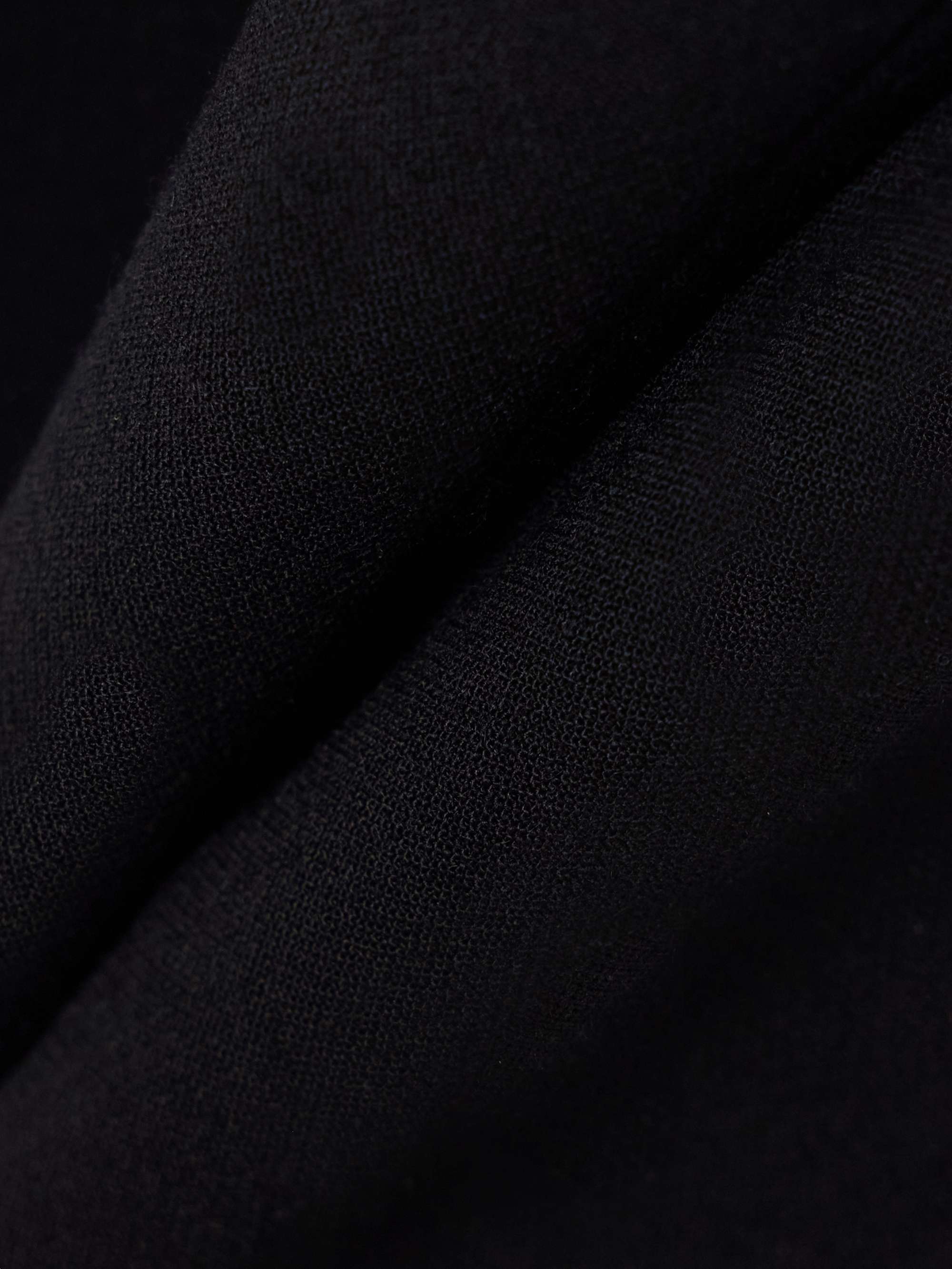 Talia cropped pleated crepe flared pants view
