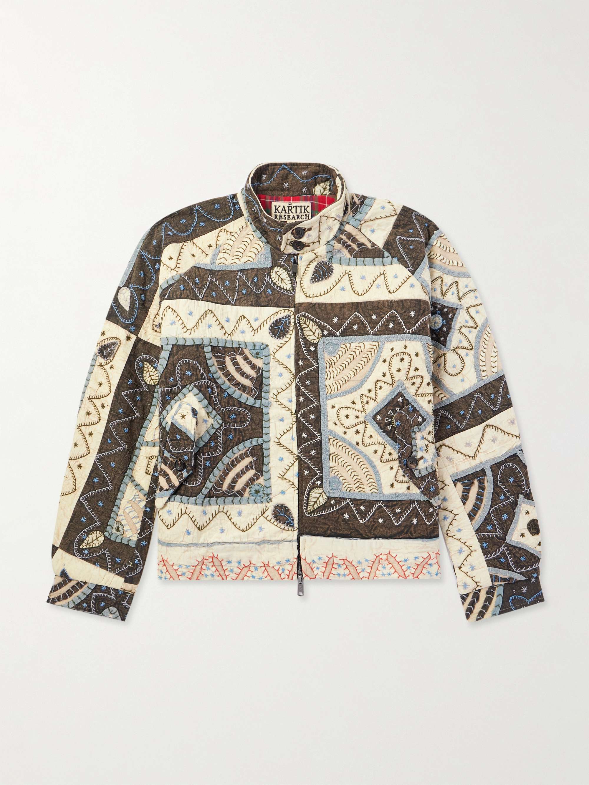 + Baracuta Patchwork Embroidered Quilted Cotton Jacket view