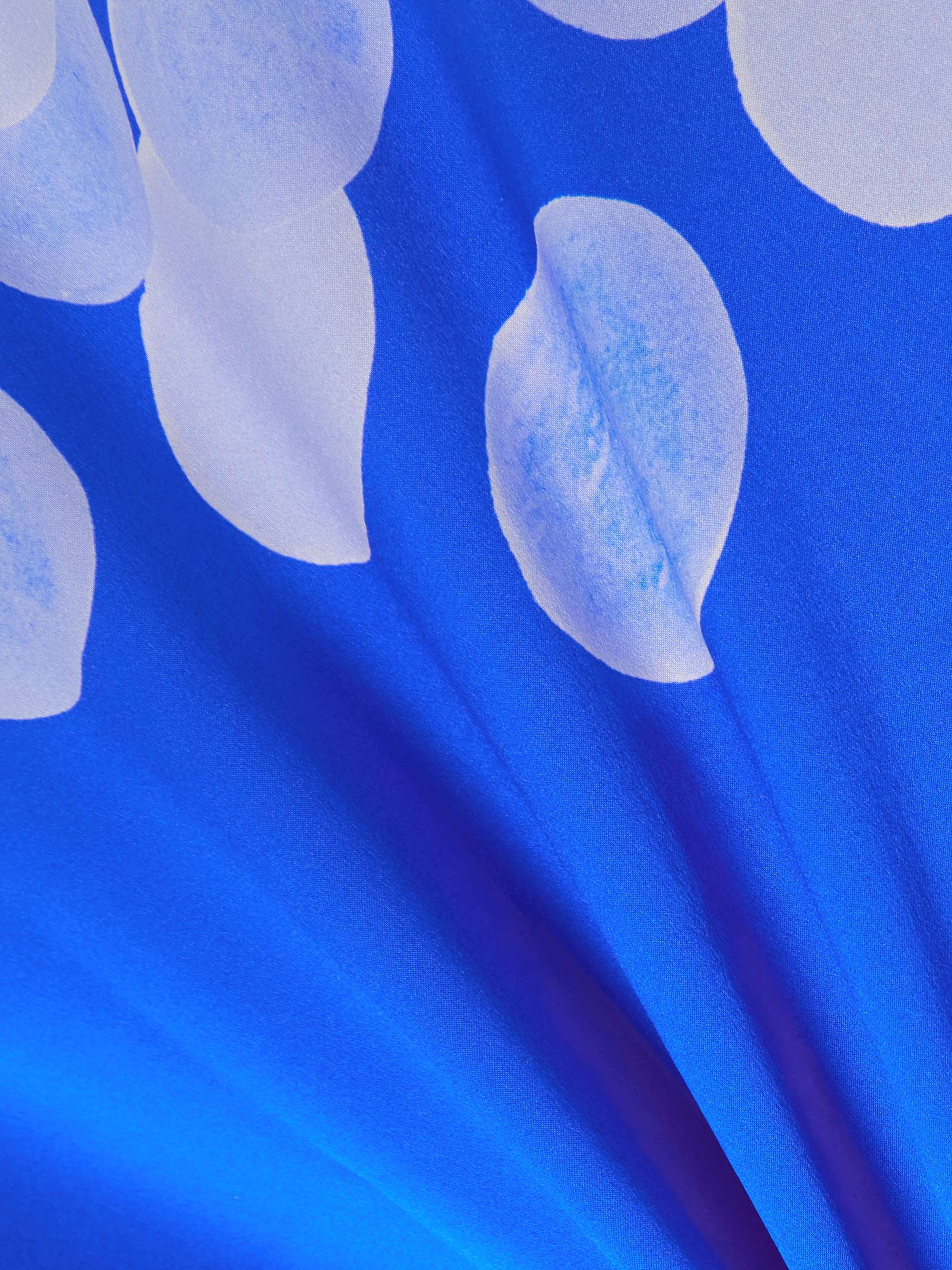 Nefeli printed silk-satin shirt view