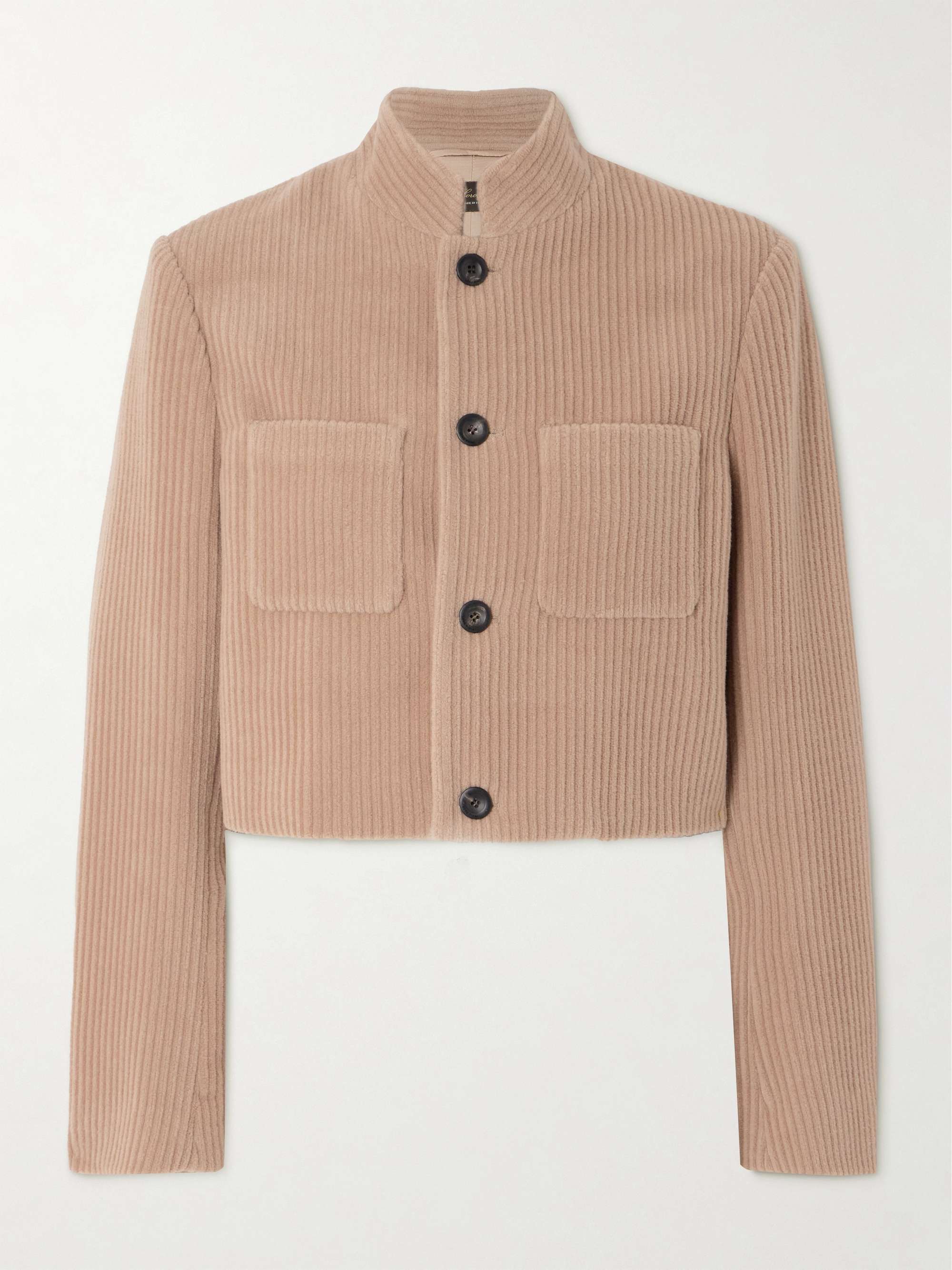 Cashmere-corduroy jacket view