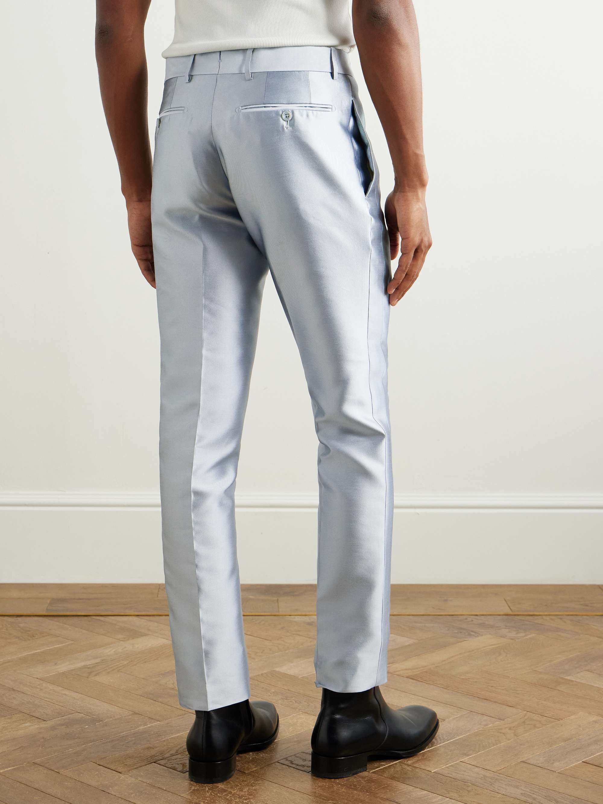 Straight-Leg Woven Trousers view